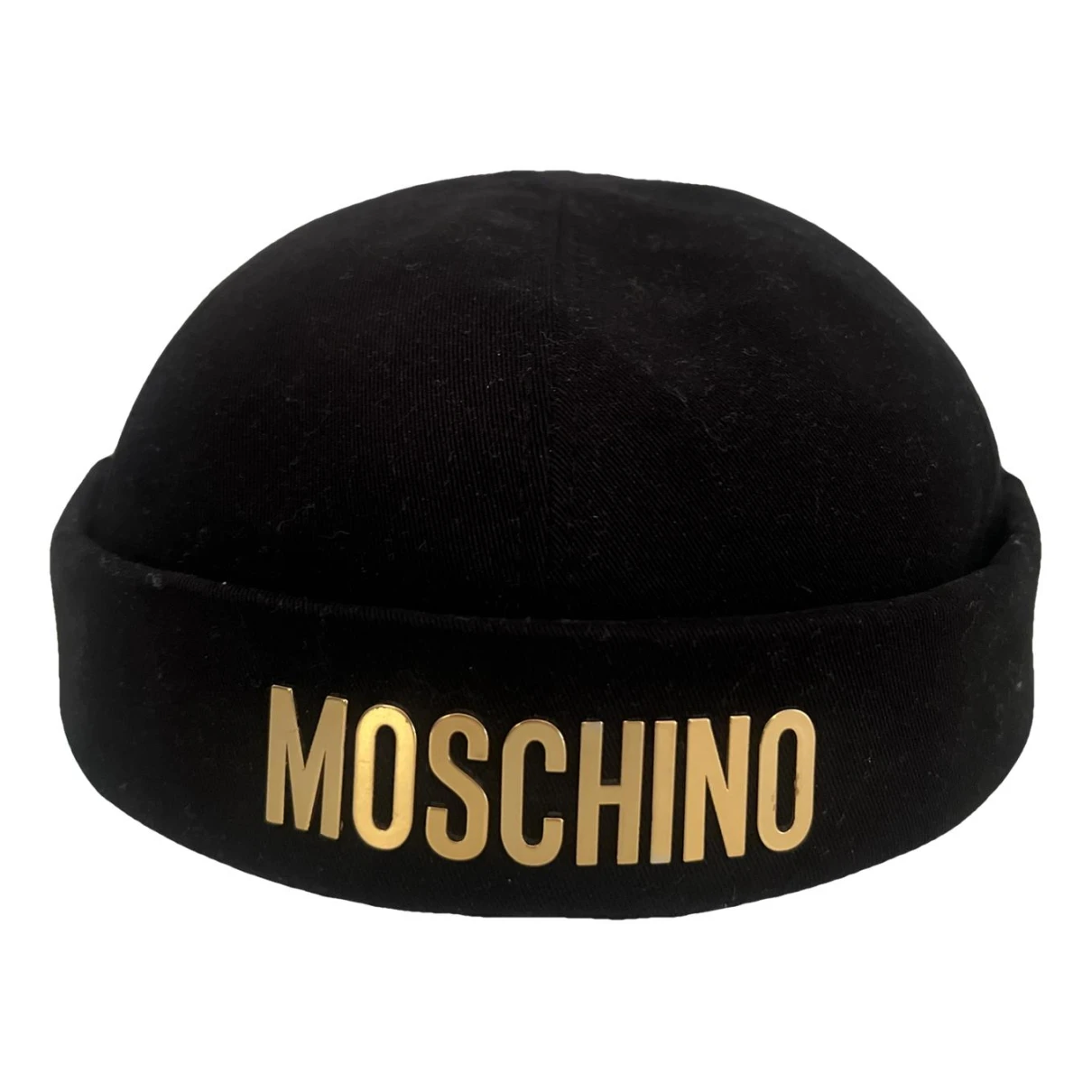 Pre-owned Moschino Cap In Black