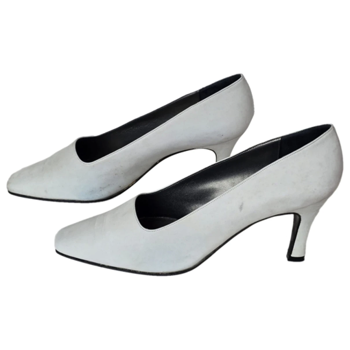 Pre-owned Dior Heels In White