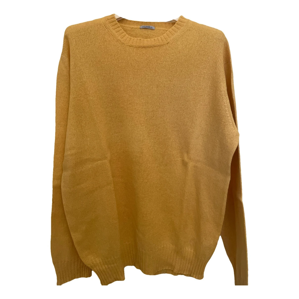 Pre-owned Malo Cashmere Pull In Yellow
