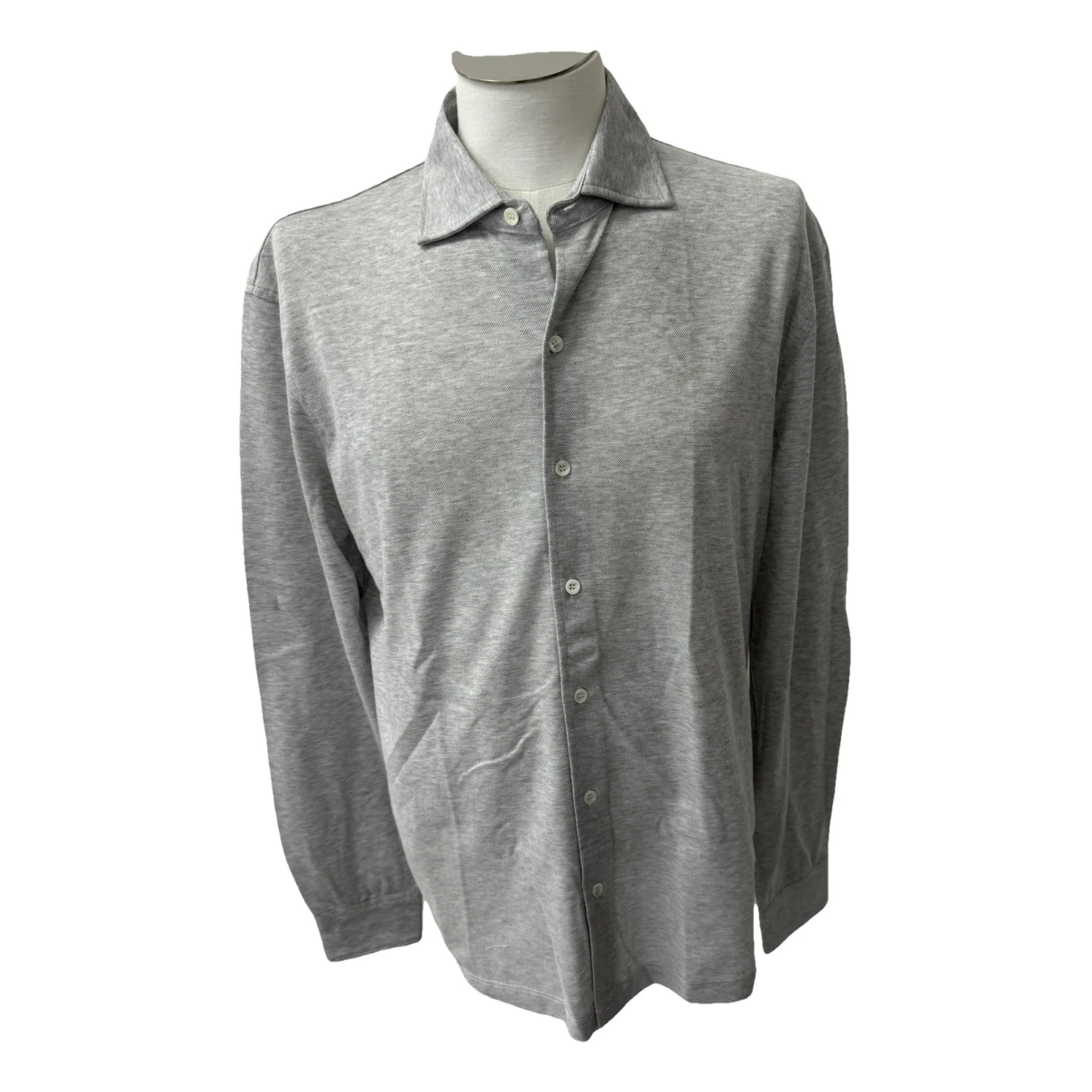 Pre-owned Borrelli Shirt In Grey