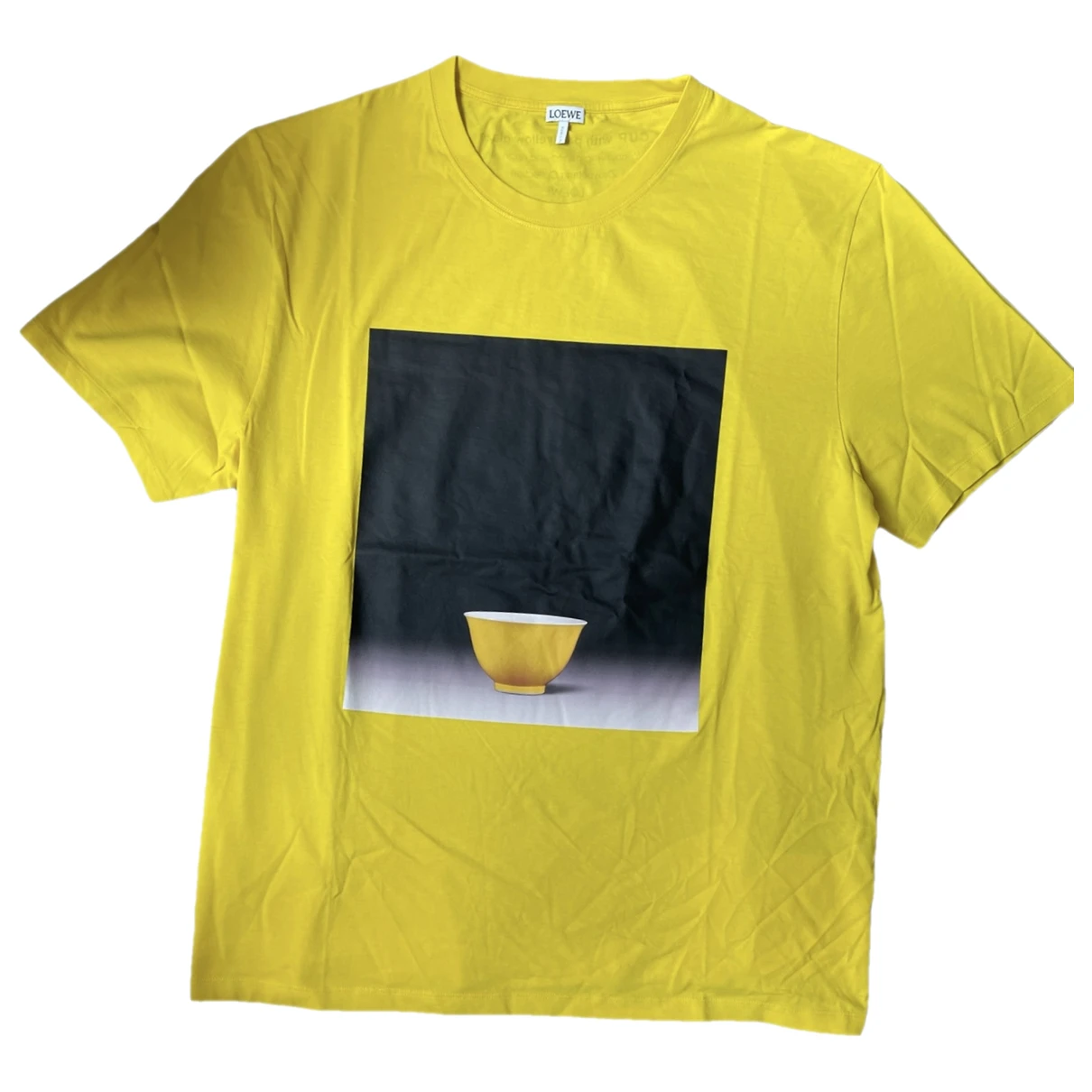 Pre-owned Loewe T-shirt In Yellow