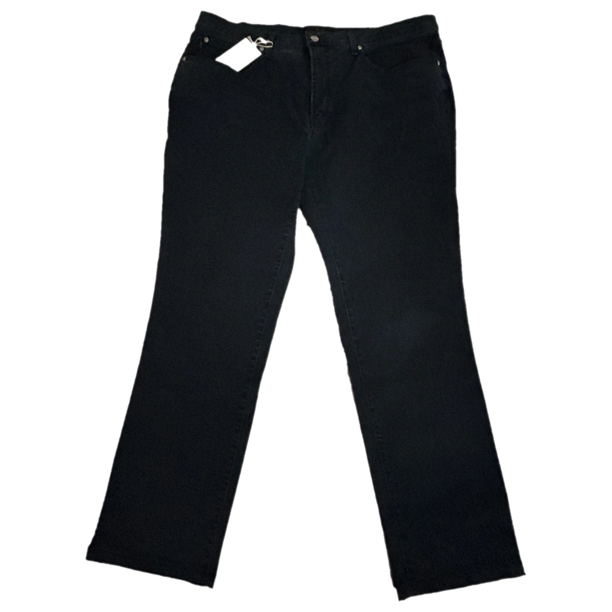 Pre-owned Trussardi Straight Jeans In Blue