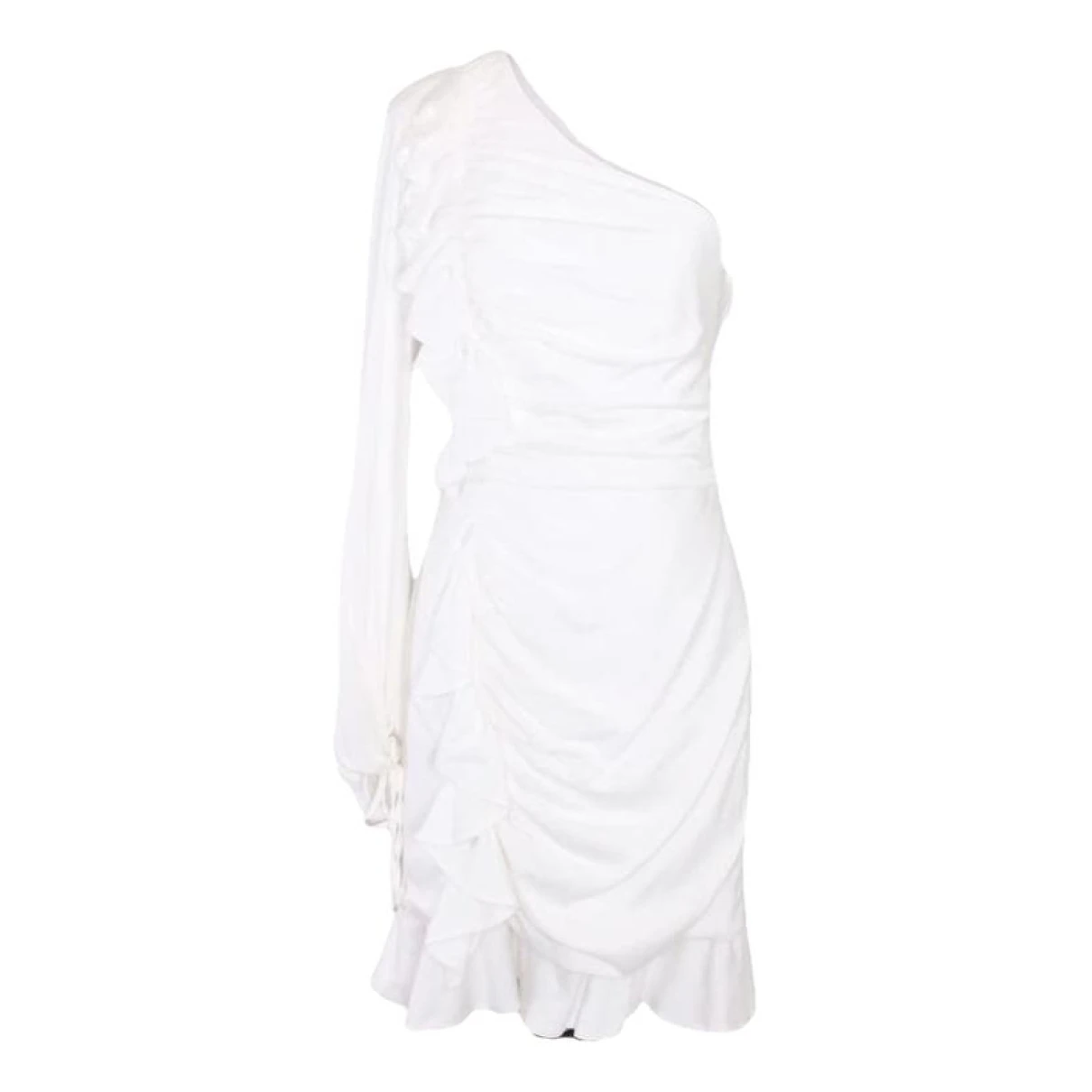 Pre-owned Rebecca Vallance Mini Dress In White