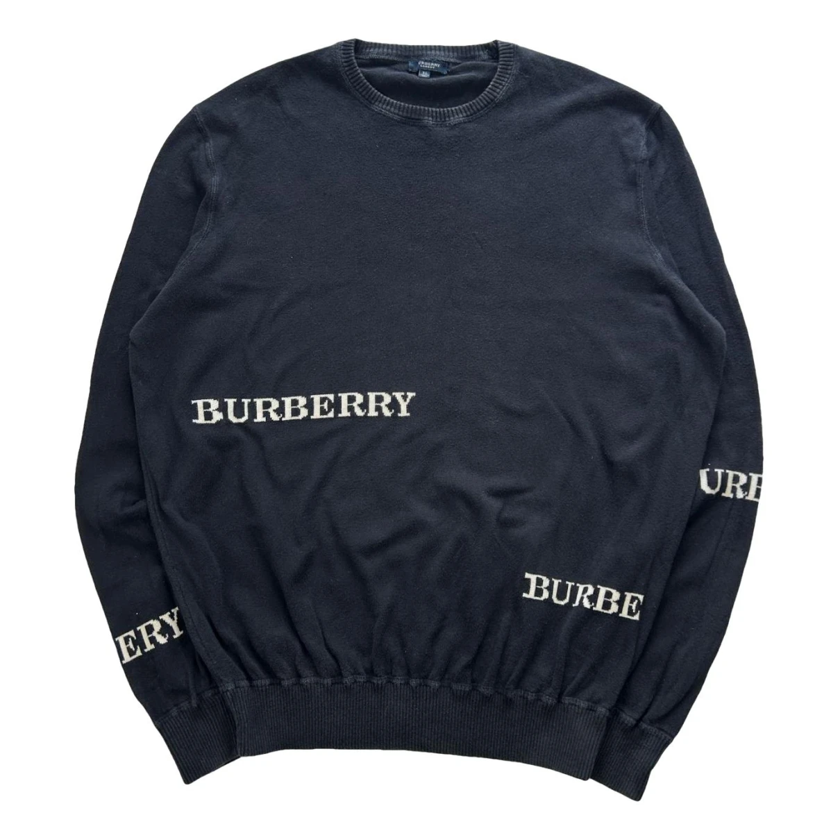 Pre-owned Burberry Sweatshirt In Navy