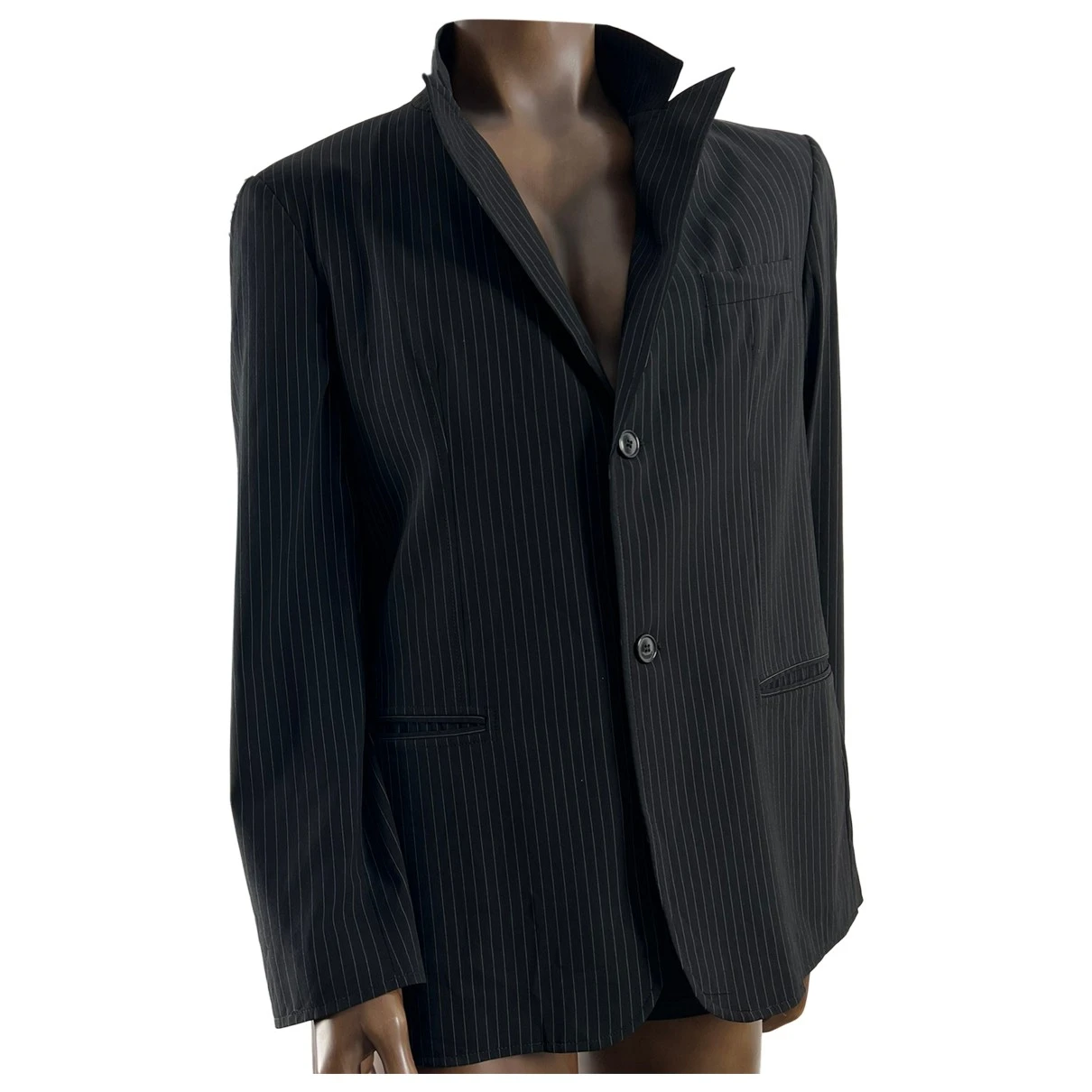 Pre-owned Emporio Armani Wool Vest In Black