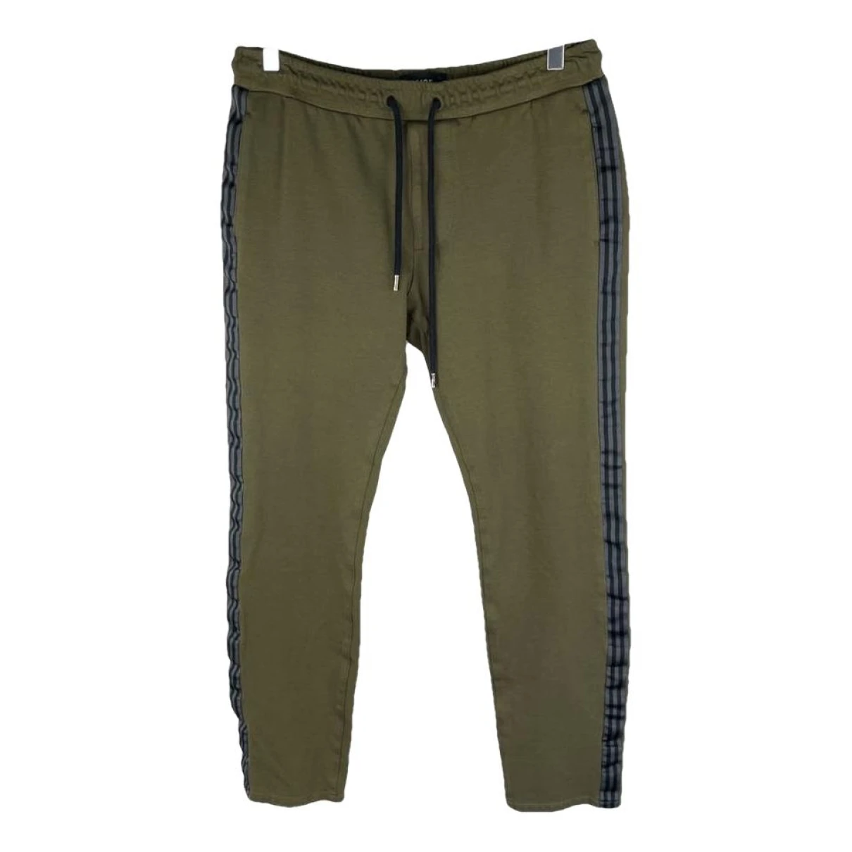 Pre-owned Paige Trousers In Green
