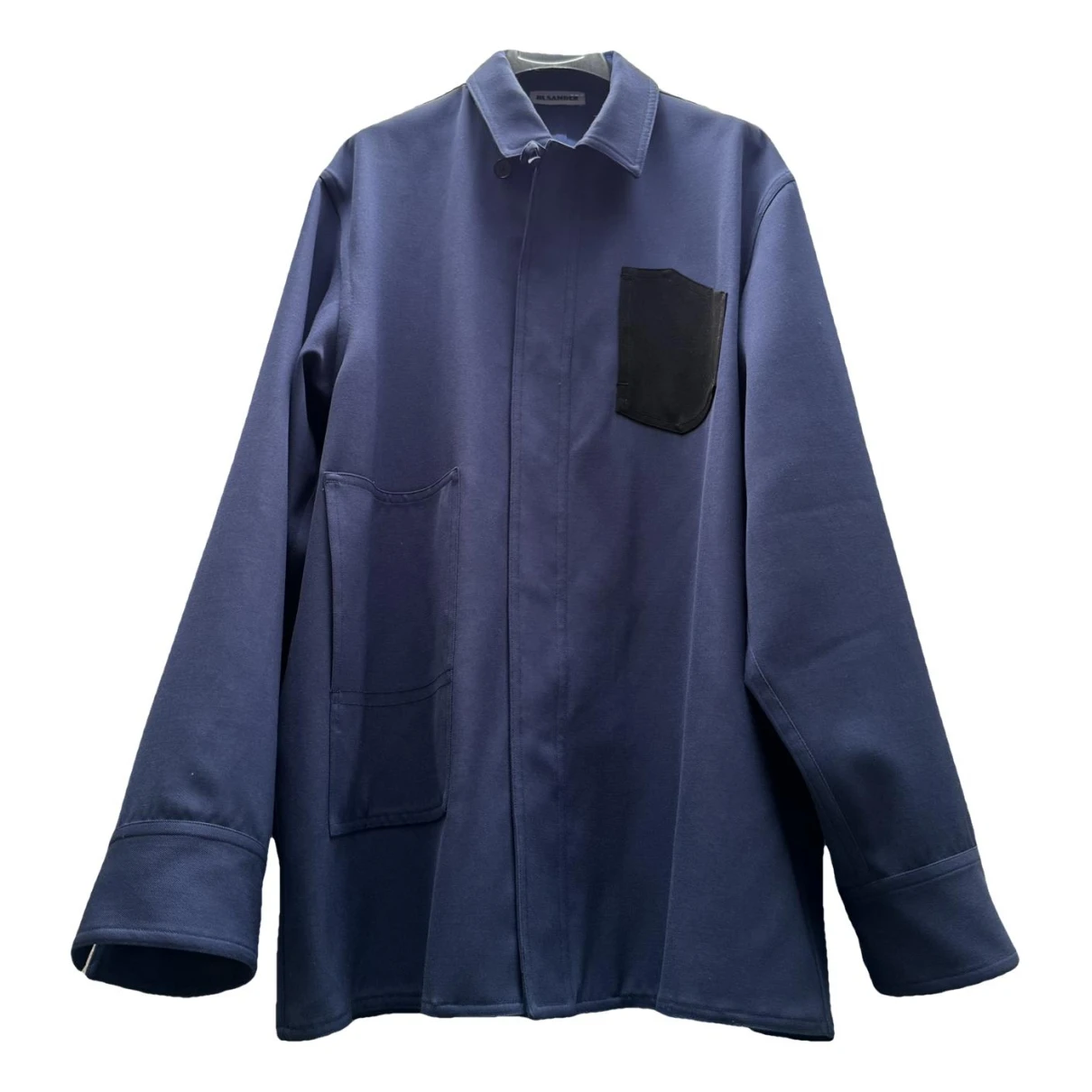 Pre-owned Jil Sander Wool Shirt In Blue