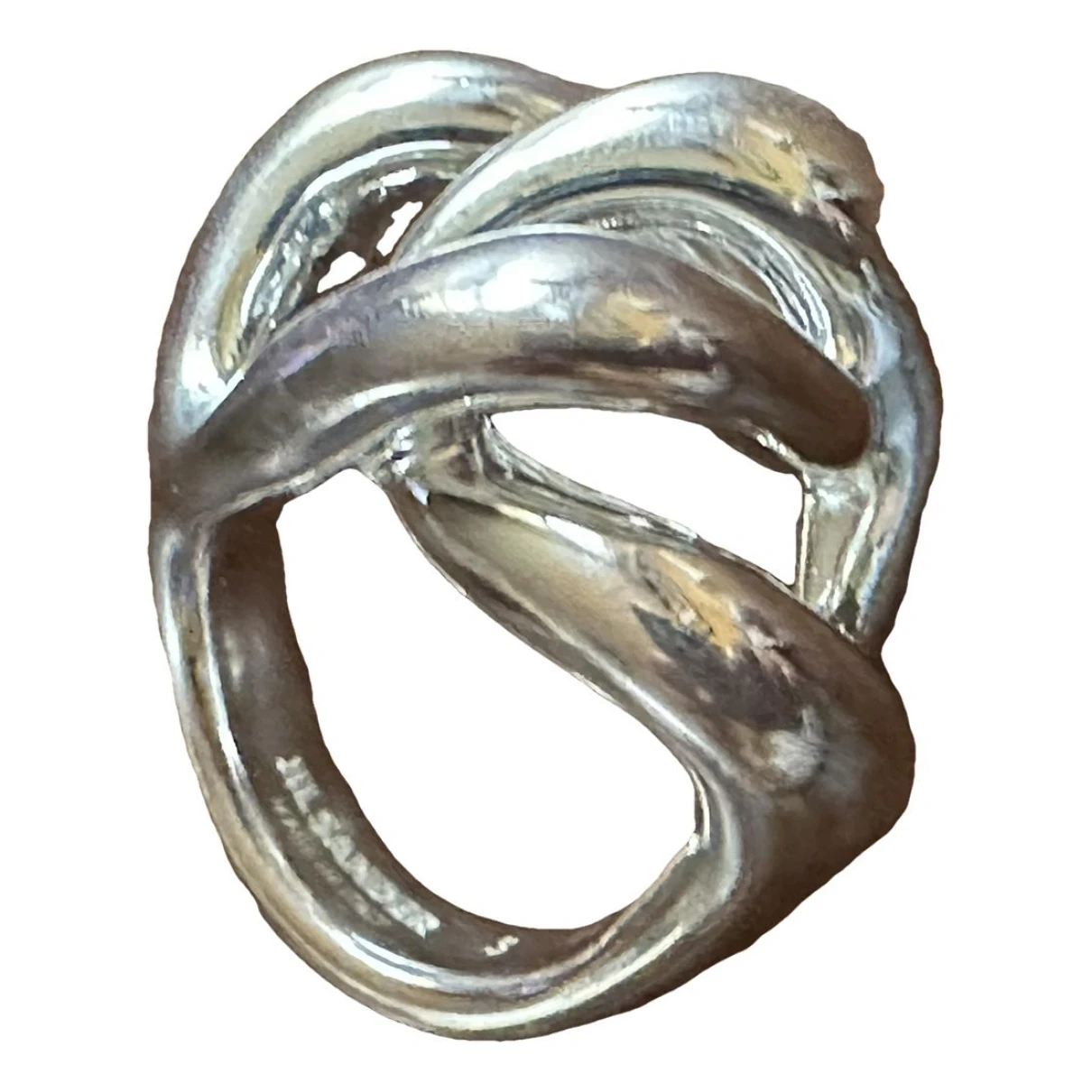 Pre-owned Jil Sander Ring In Silver