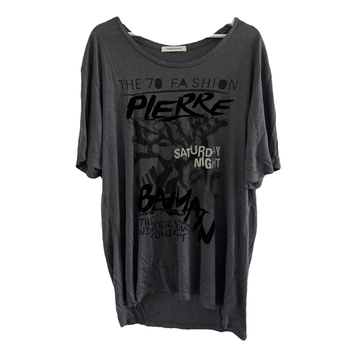 Pre-owned Pierre Balmain T-shirt In Anthracite