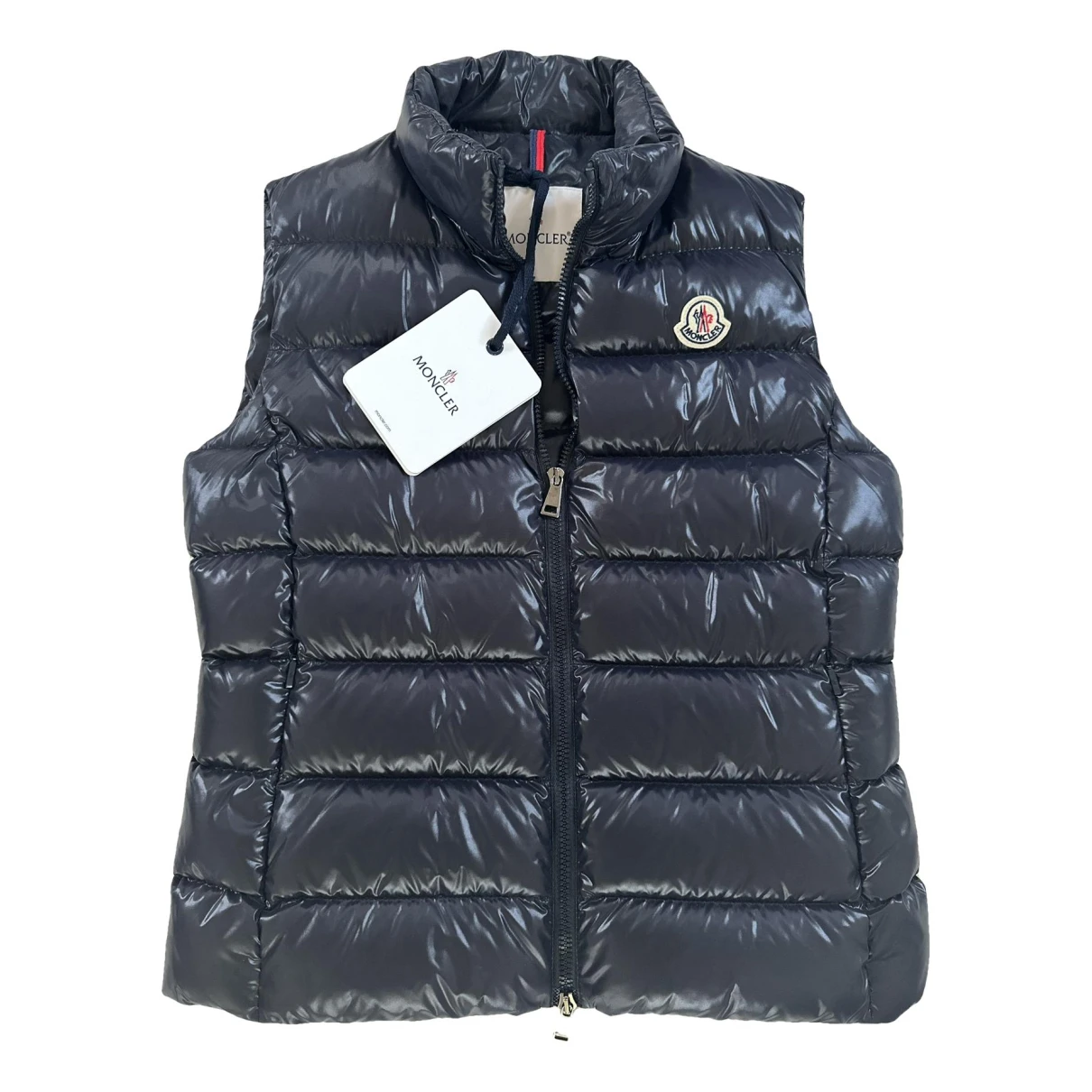Pre-owned Moncler Classic Cardi Coat In Navy