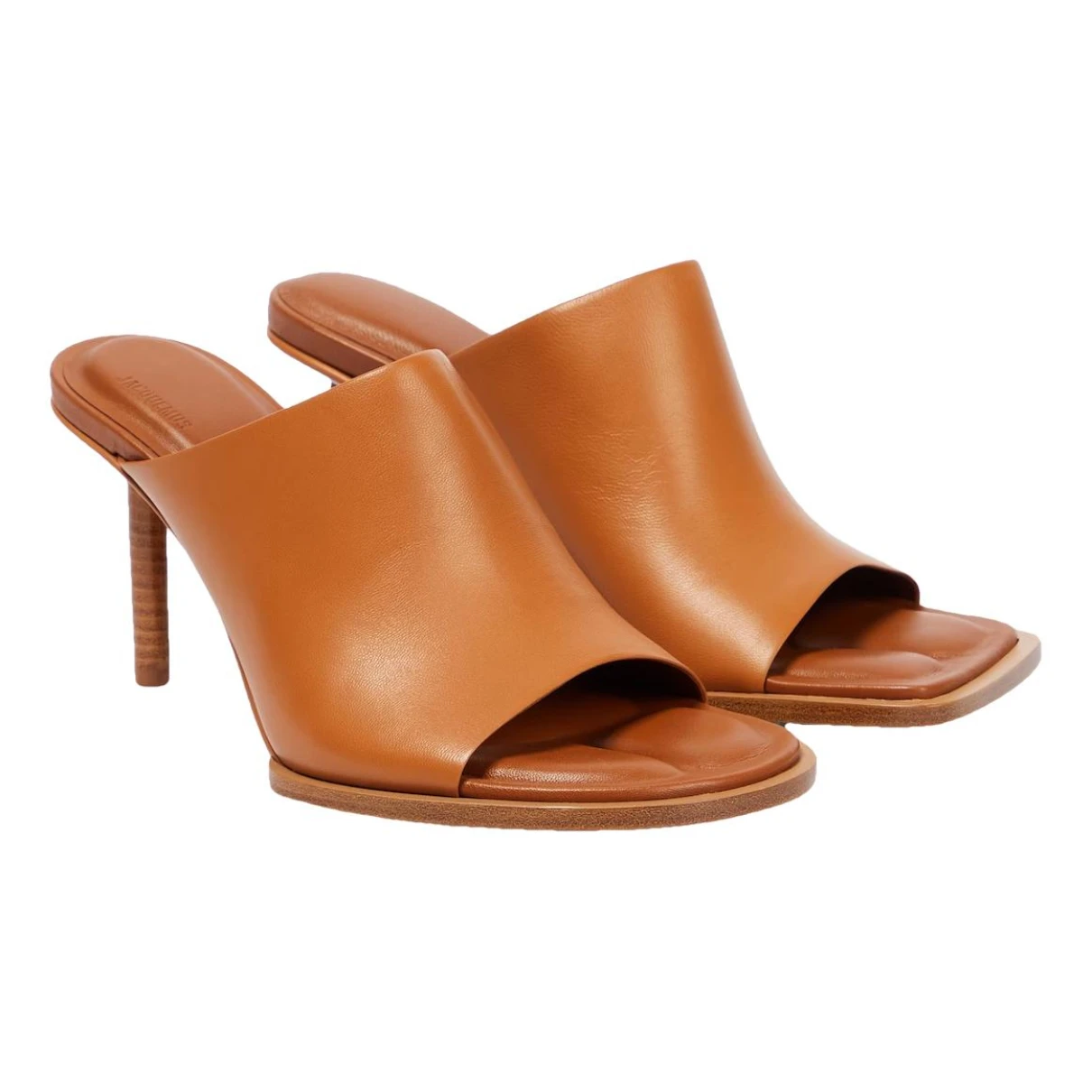 Pre-owned Jacquemus Leather Mules & Clogs In Brown