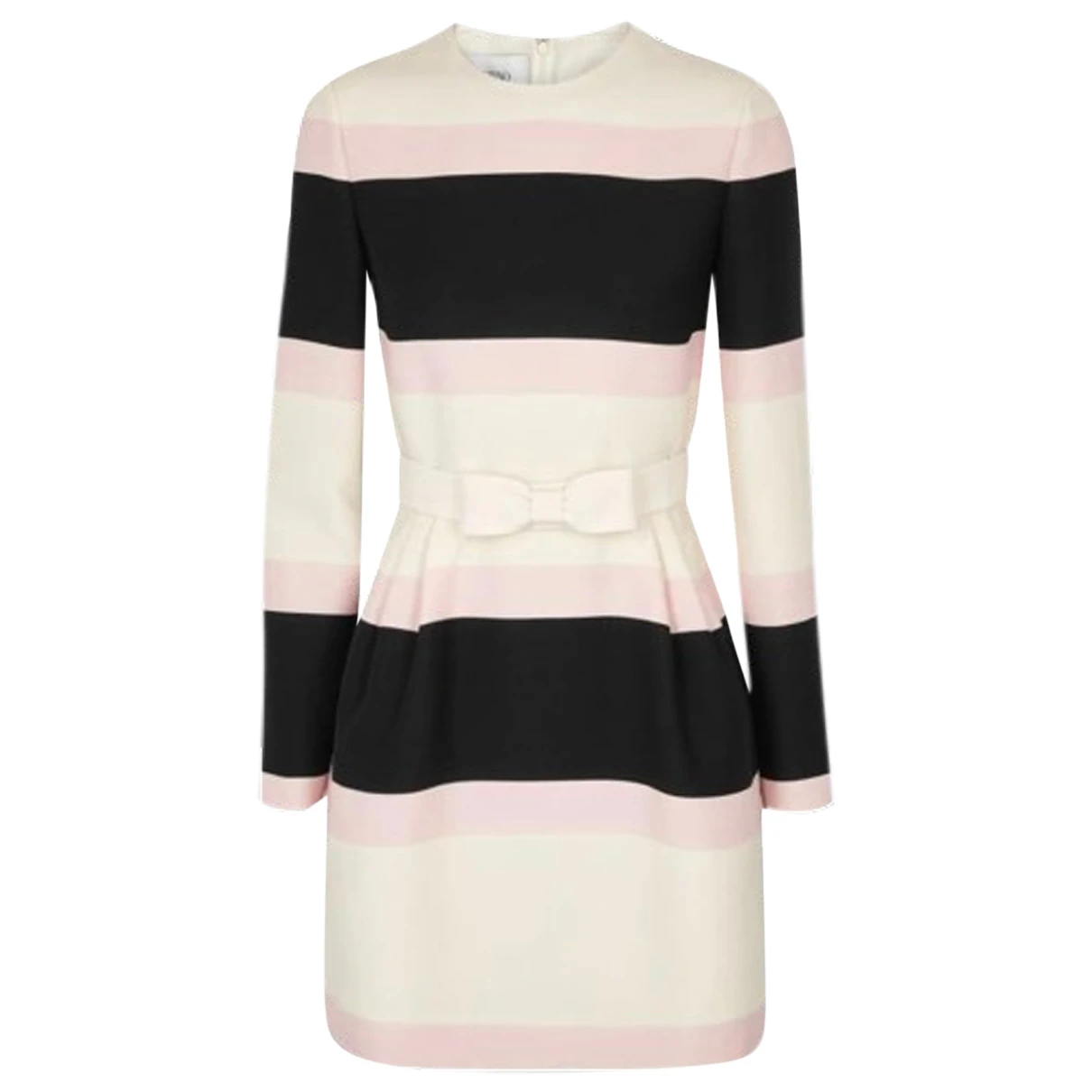 Pre-owned Valentino Wool Dress In Multicolour