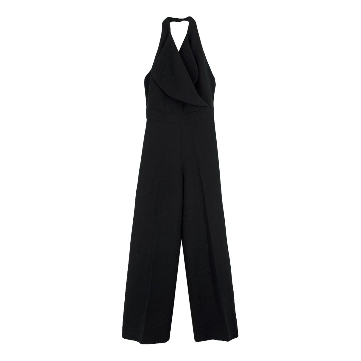 Pre-owned Emilia Wickstead Wool Jumpsuit In Black
