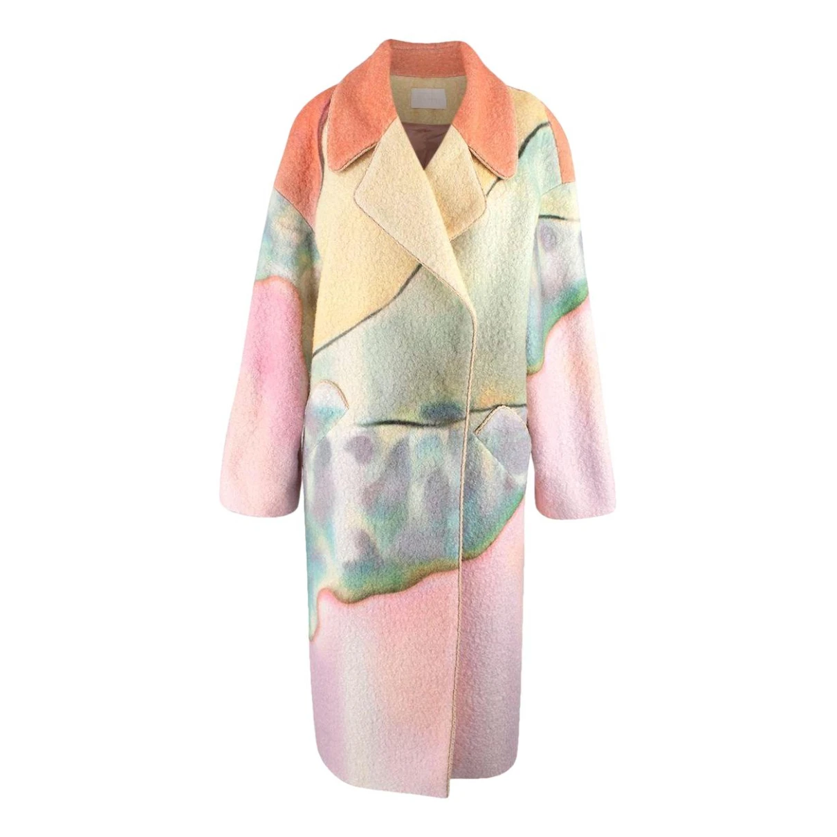 Pre-owned Peter Pilotto Wool Coat In Multicolour