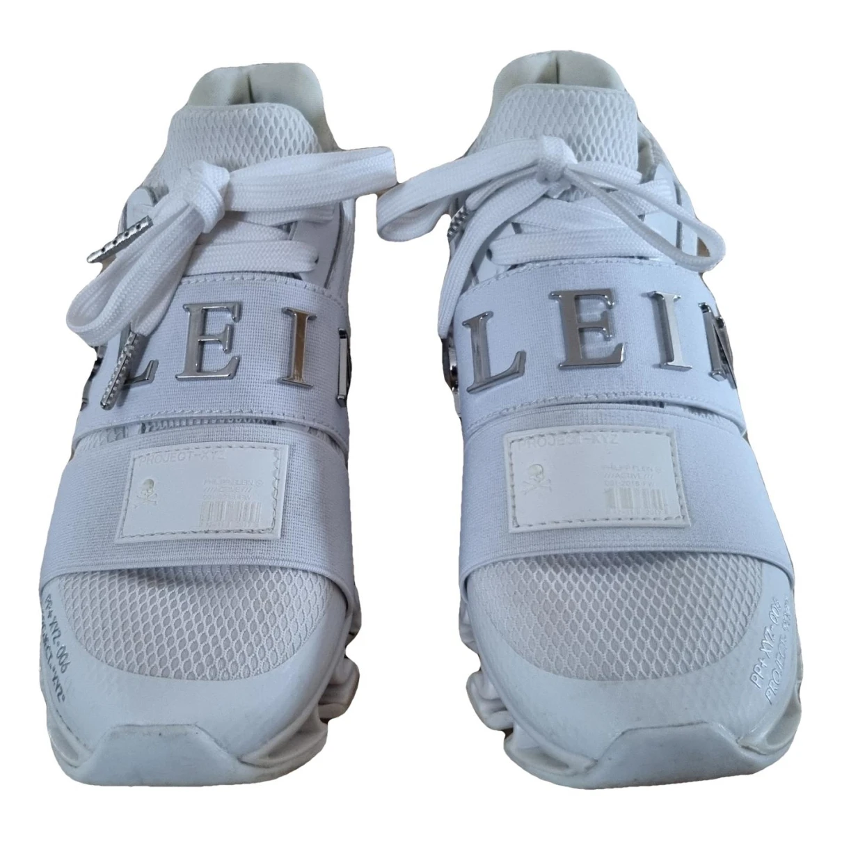 Pre-owned Philipp Plein Trainers In White