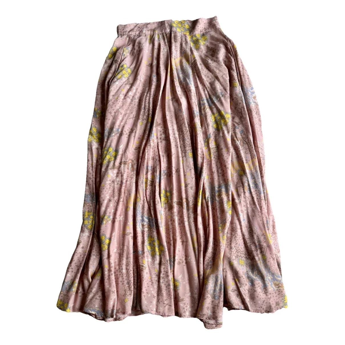 Pre-owned Zadig & Voltaire Maxi Skirt In Pink
