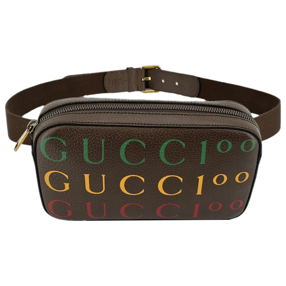 Pre-owned Gucci Leather Bag In Brown