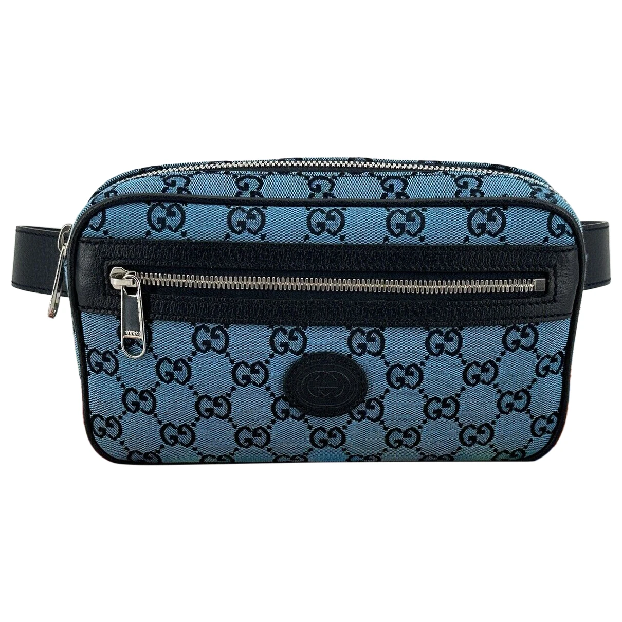 Pre-owned Gucci Cloth Bag In Blue