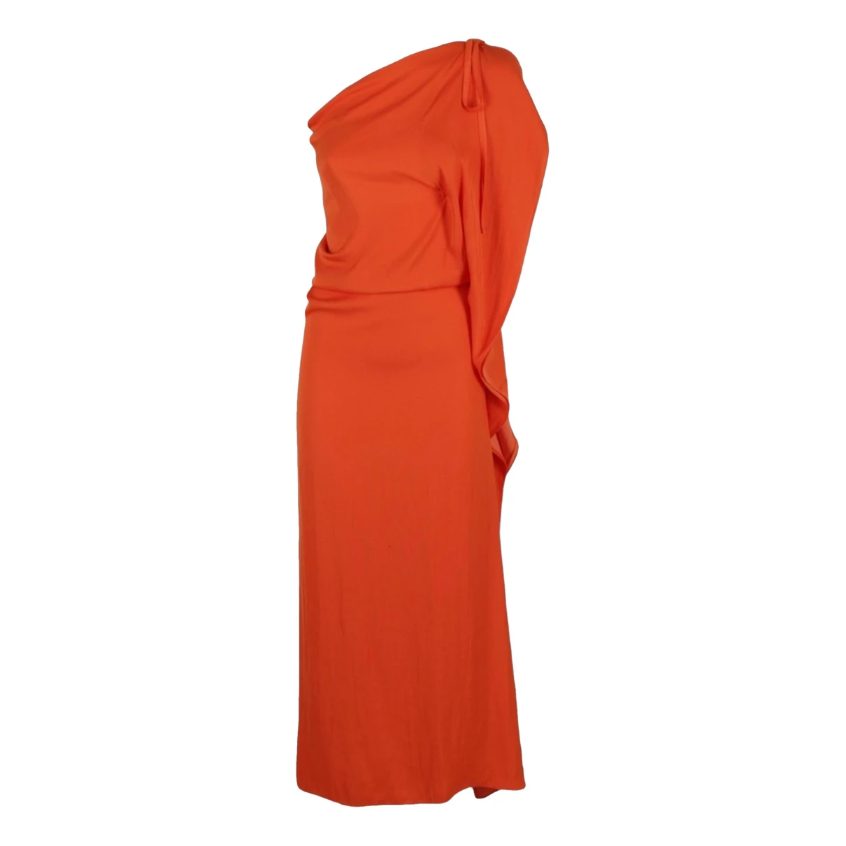 Pre-owned Max Mara Atelier Mid-length Dress In Orange