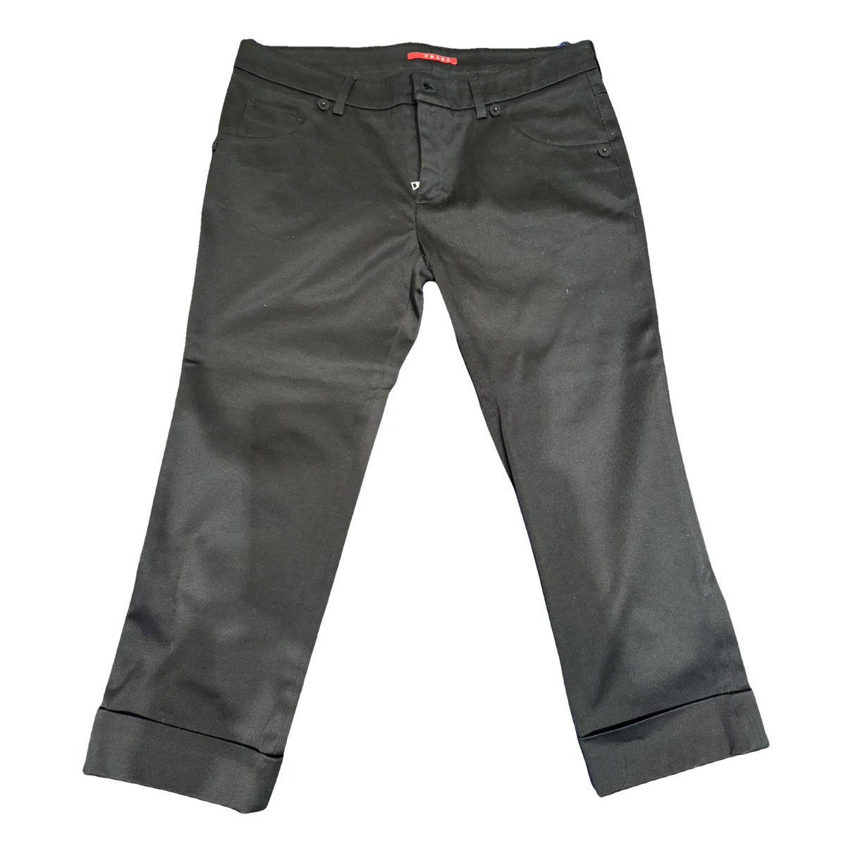 Pre-owned Prada Slim Pants In Black