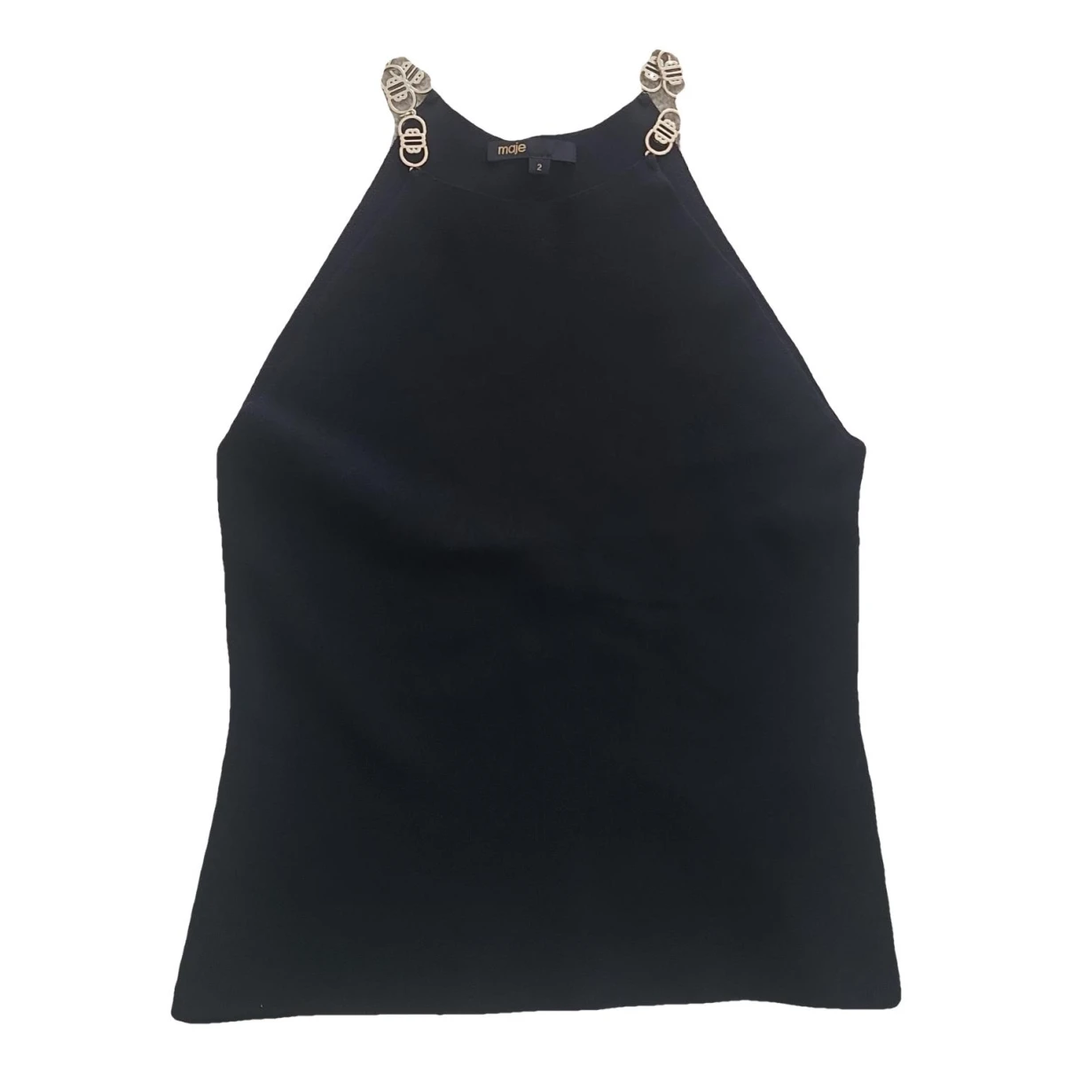 Pre-owned Maje Camisole In Black