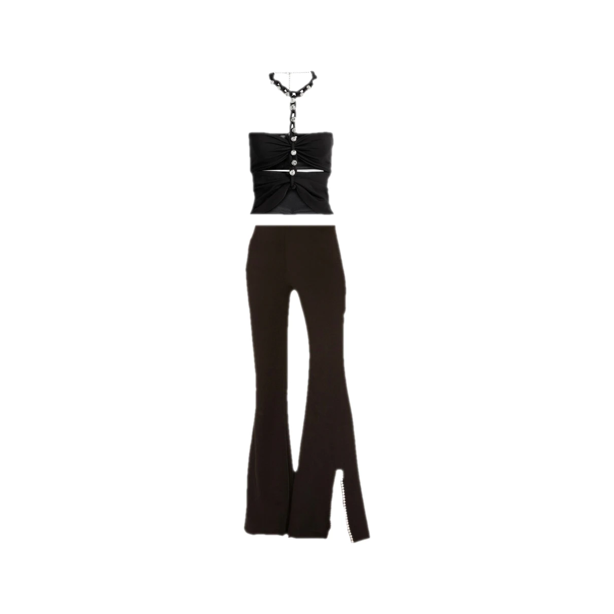Pre-owned Area Jumpsuit In Black