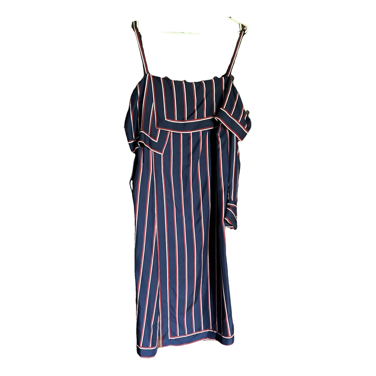Pre-owned Monse Silk Mid-length Dress In Blue