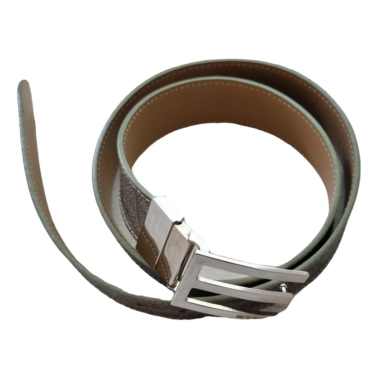 Pre-owned Etro Leather Belt In Multicolour