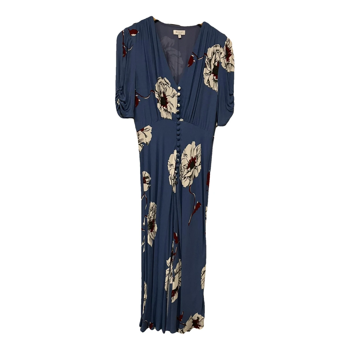 Pre-owned Ghost London Mid-length Dress In Blue