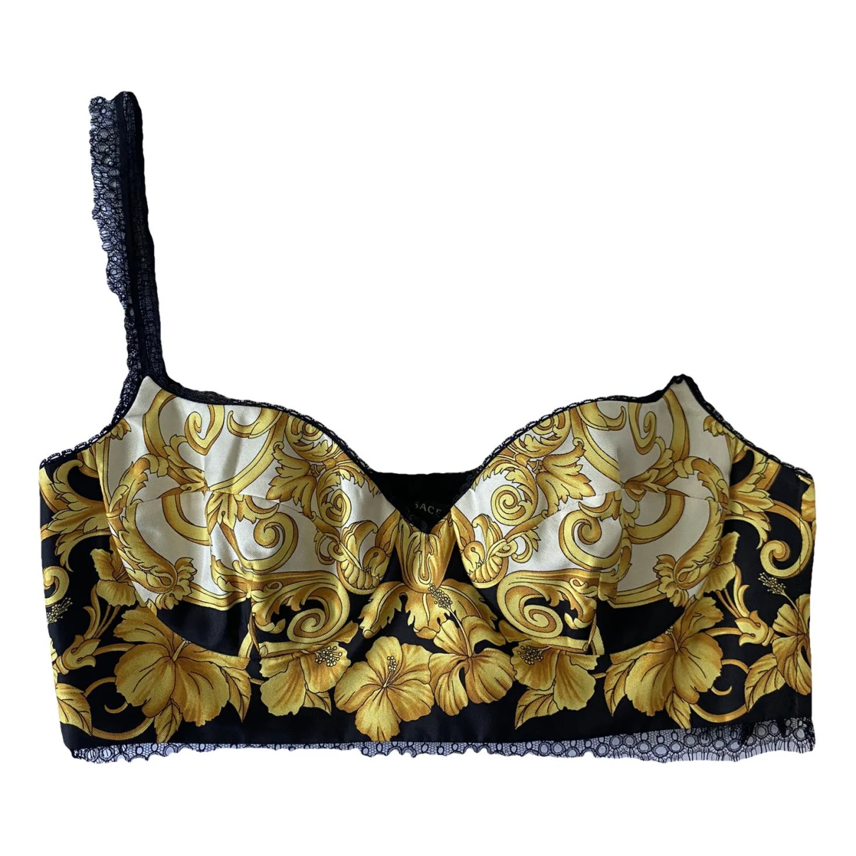 Pre-owned Versace Silk Corset In Other