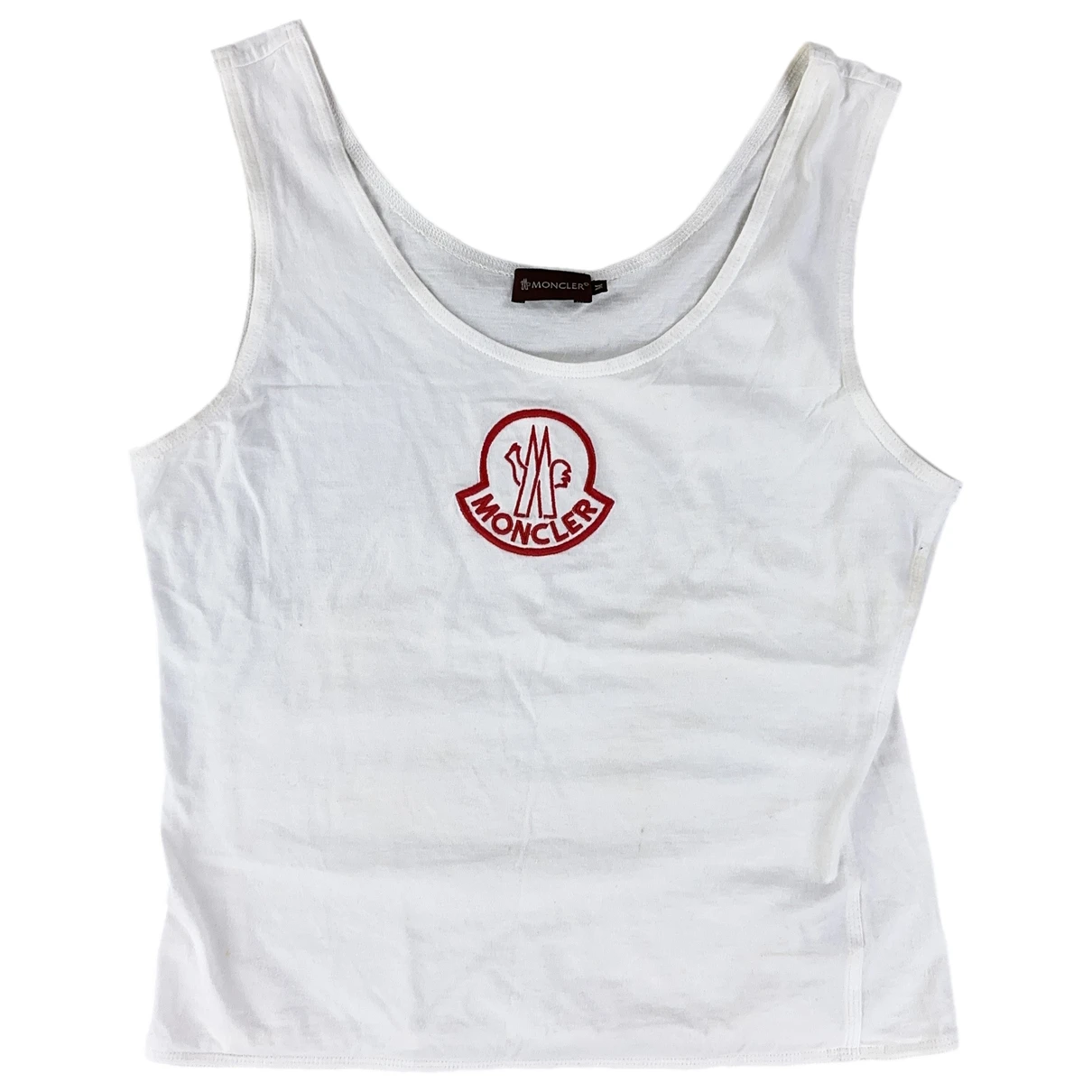 Pre-owned Moncler Vest In White