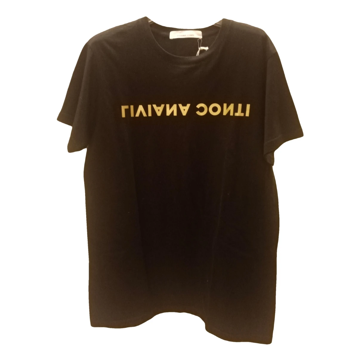 Pre-owned Liviana Conti T-shirt In Black