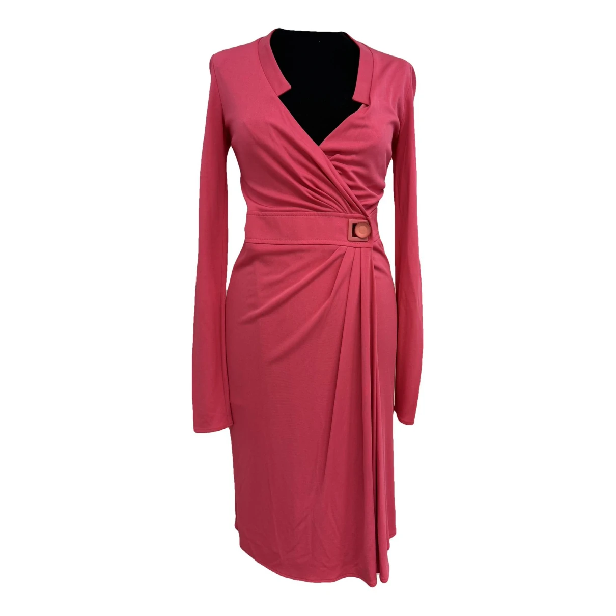 Pre-owned Versace Mid-length Dress In Pink