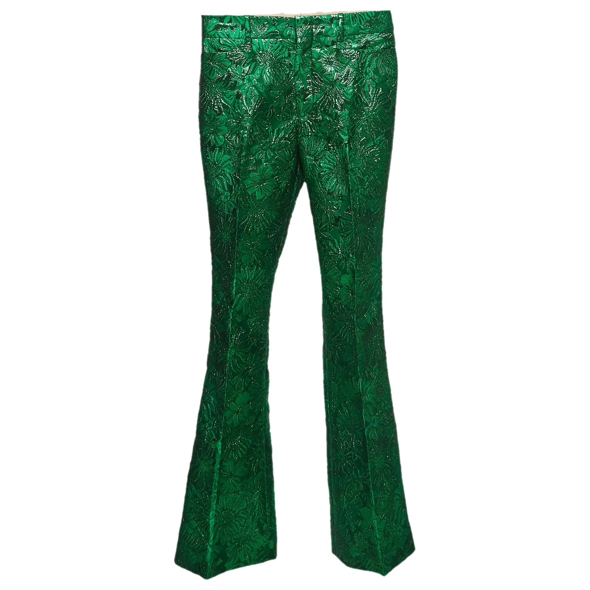 Pre-owned Gucci Cloth Trousers In Green