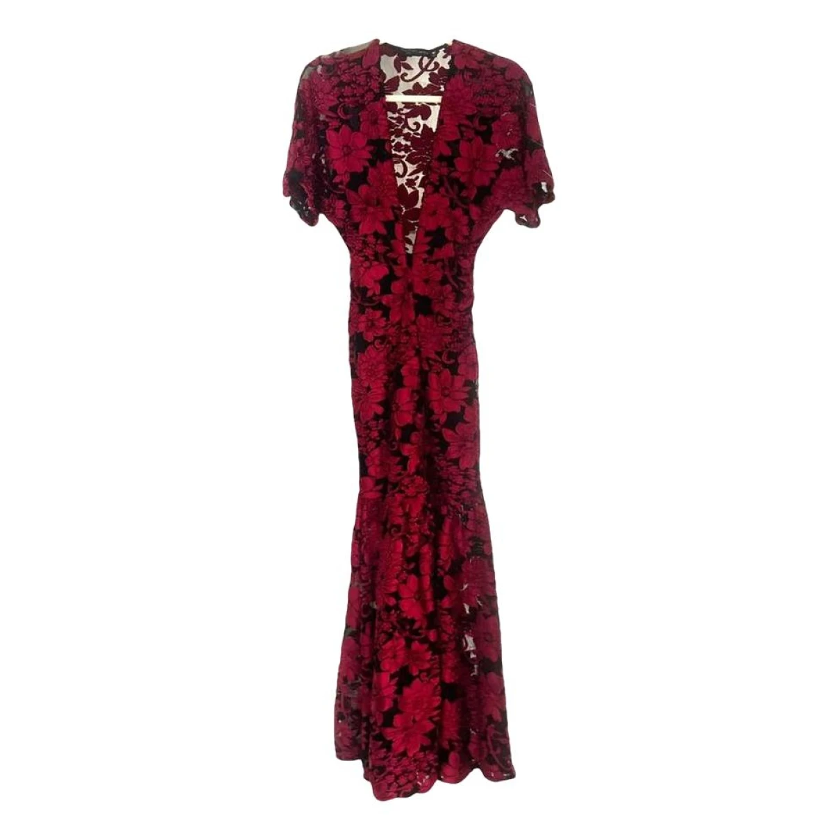 Pre-owned House Of Harlow 1960 Maxi Dress In Red