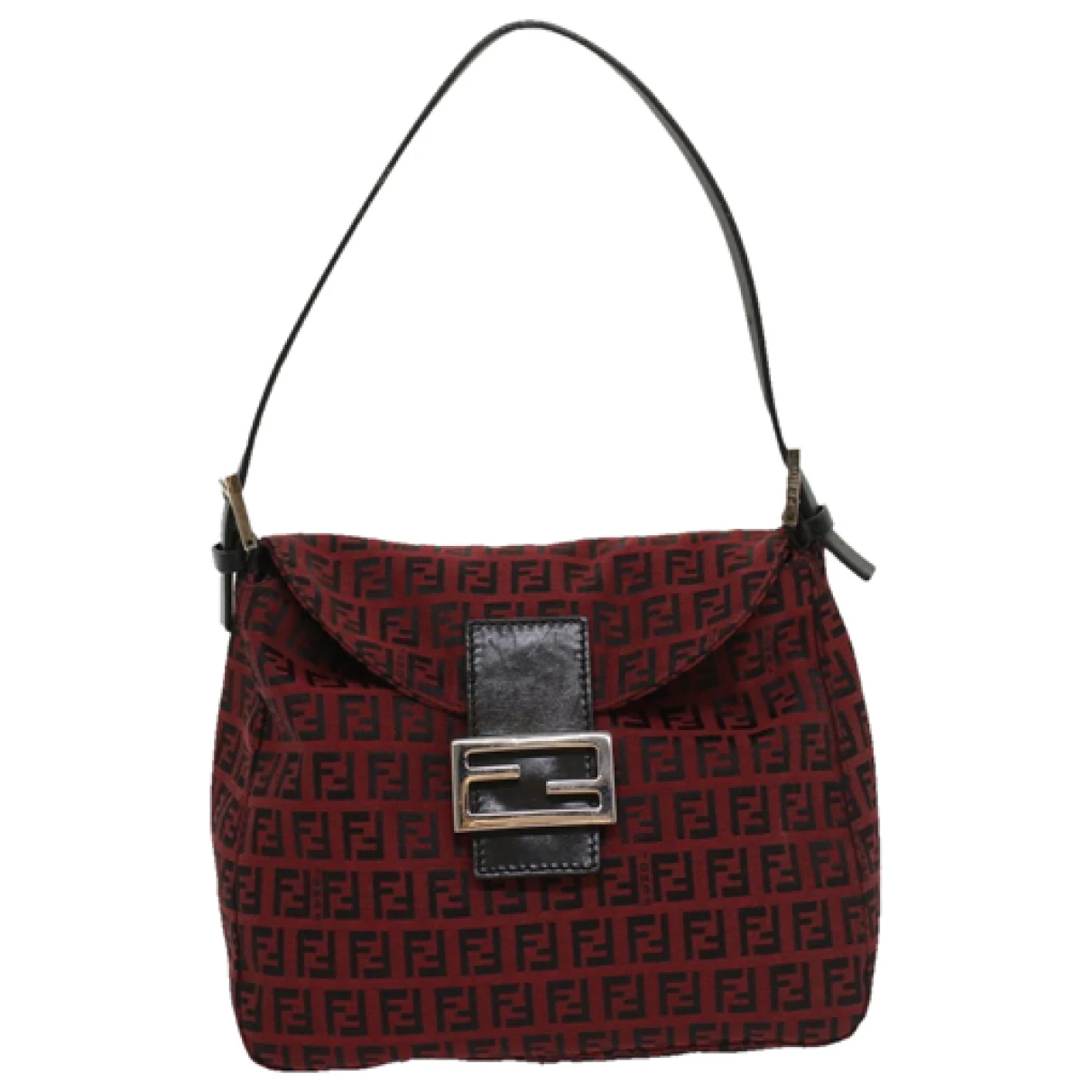 Pre-owned Fendi Cloth Handbag In Red