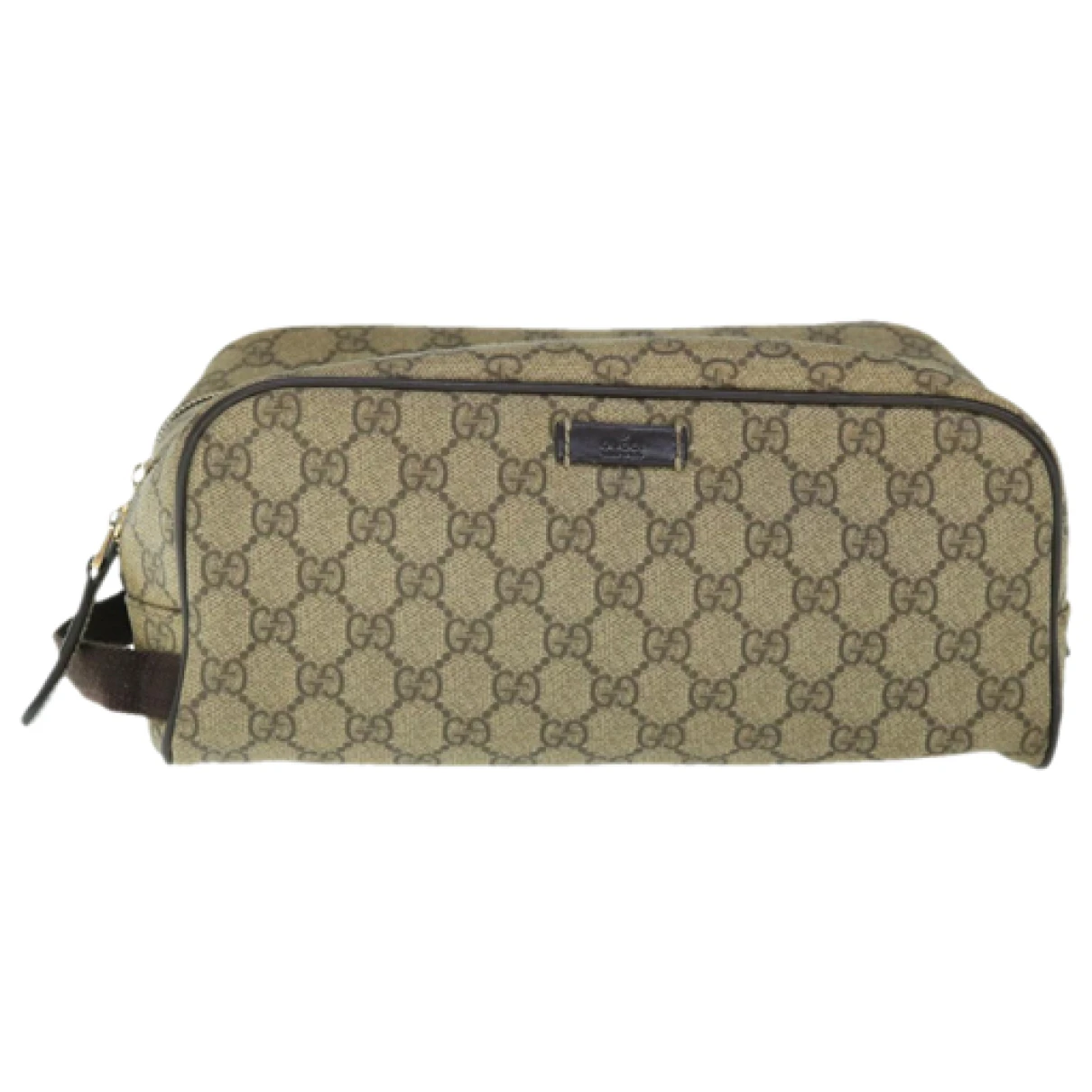 Pre-owned Gucci Cloth Clutch Bag In Beige