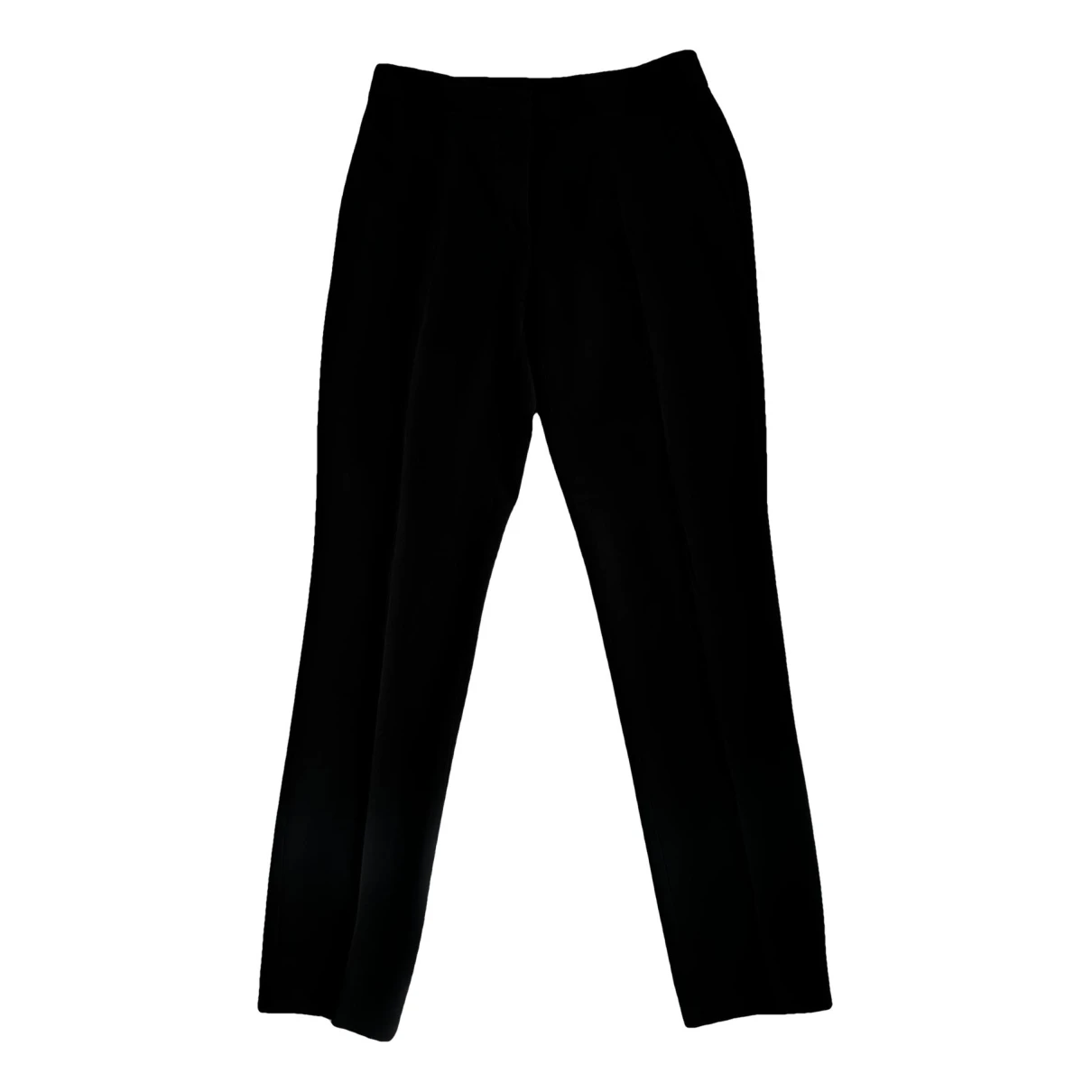 Pre-owned Moschino Slim Pants In Black