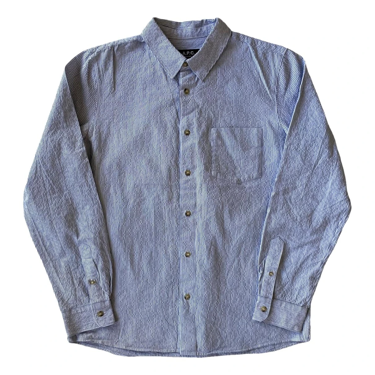 Pre-owned Apc Shirt In Blue