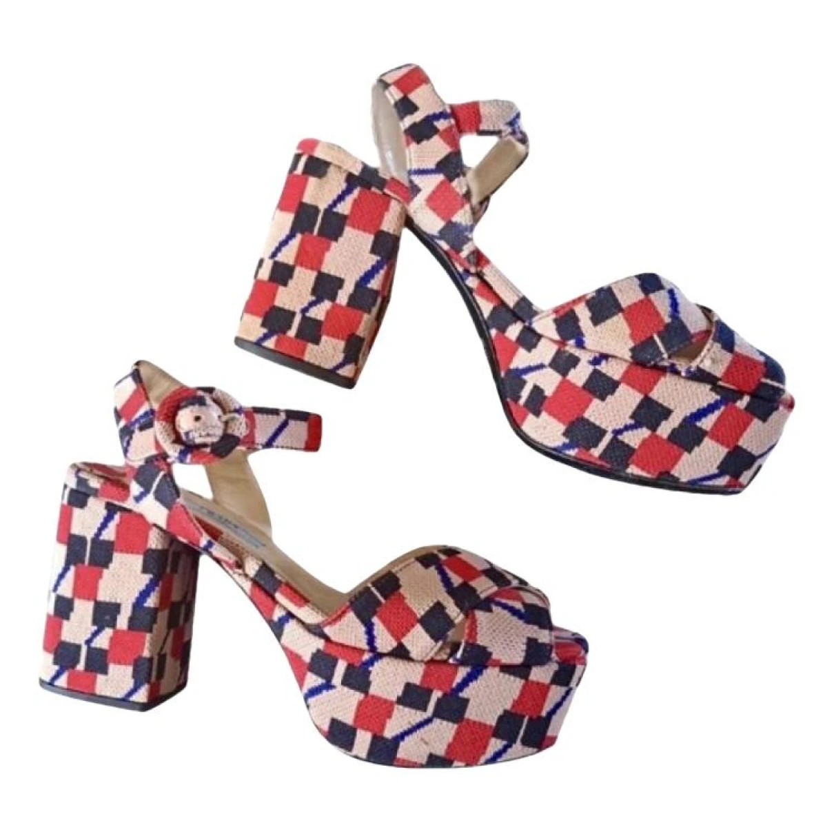 Pre-owned Prada Cloth Sandal In Other