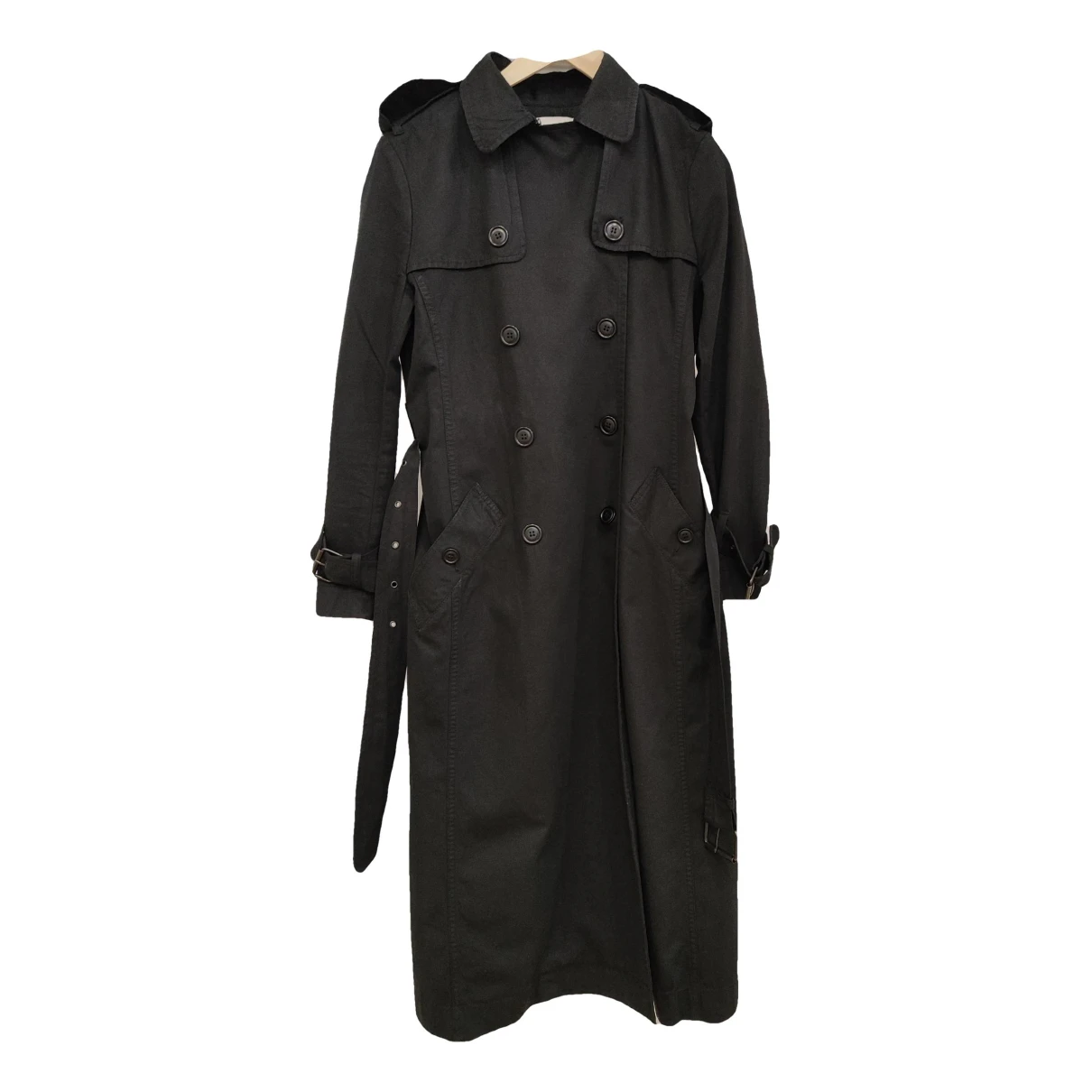 Pre-owned Isabel Marant Étoile Trench Coat In Black