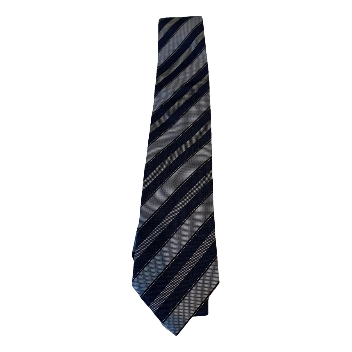 Pre-owned Loewe Silk Tie In Blue