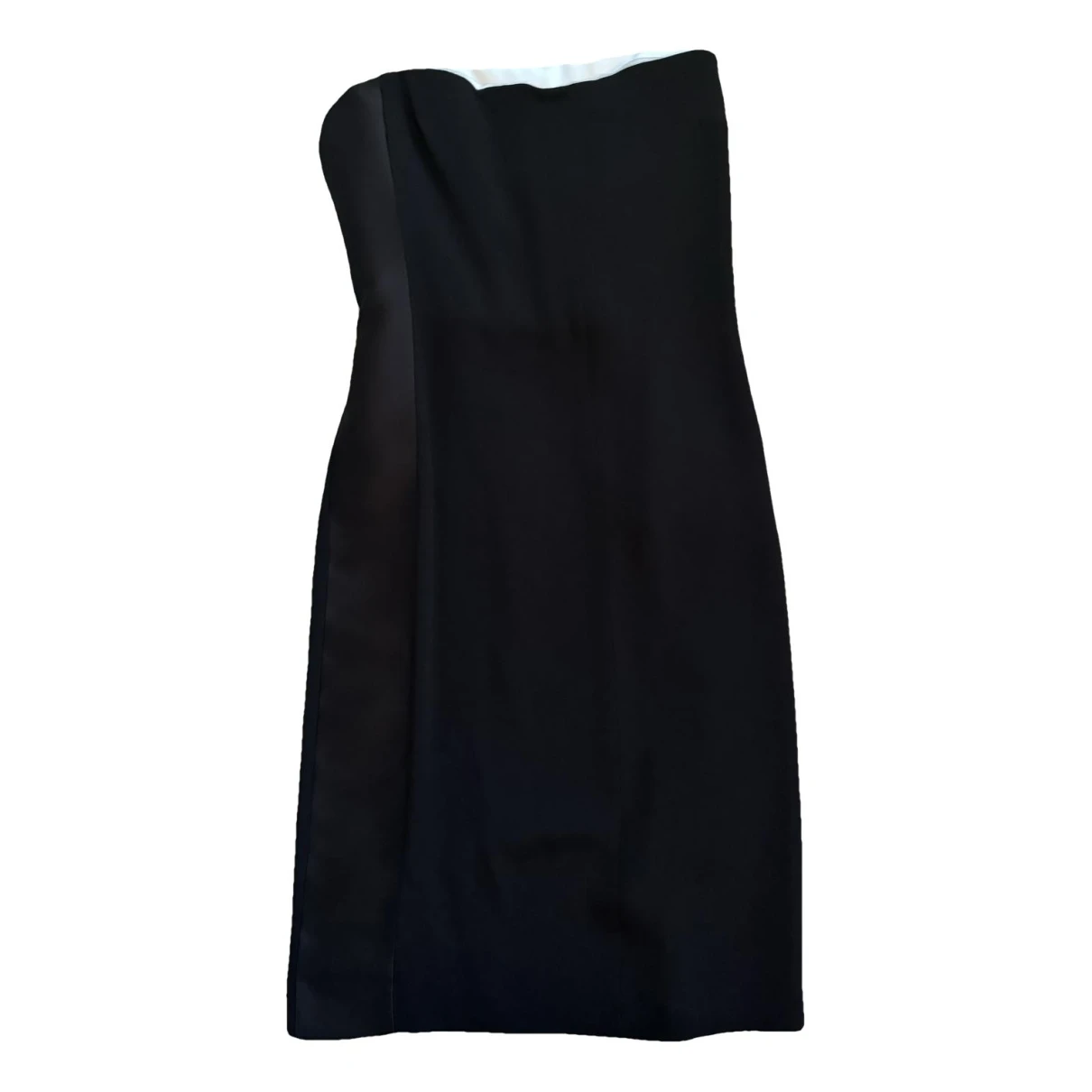 Pre-owned Stella Mccartney Vinyl Mini Dress In Black
