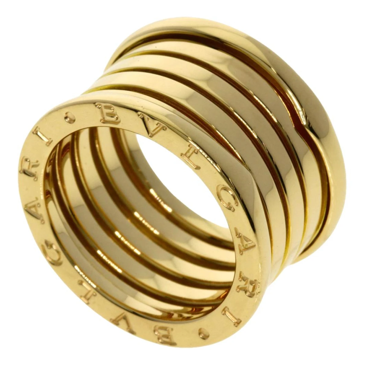 Pre-owned Bvlgari B.zero1 Yellow Gold Ring