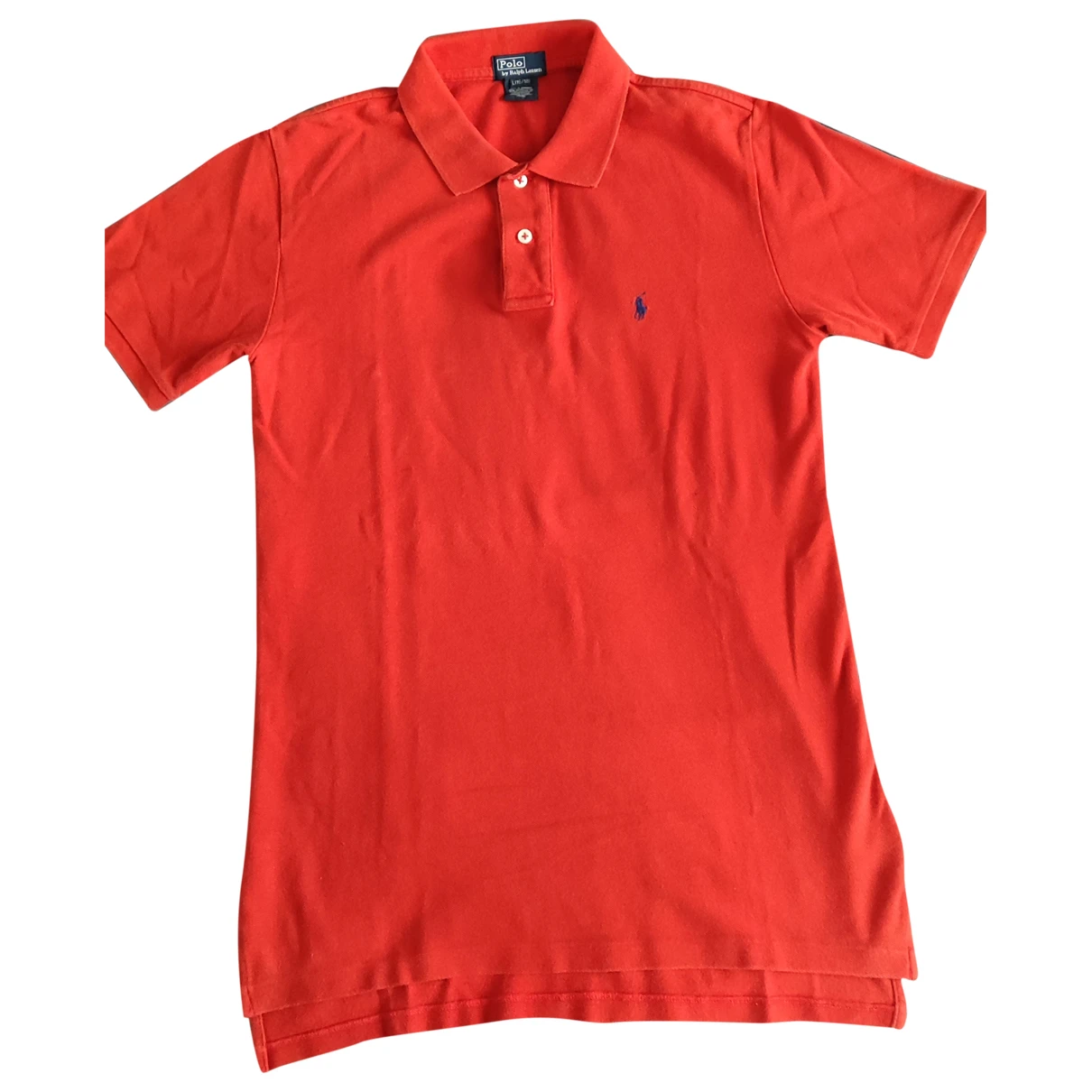Pre-owned Polo Ralph Lauren Polo Classique Manches Courtes Polo In Red