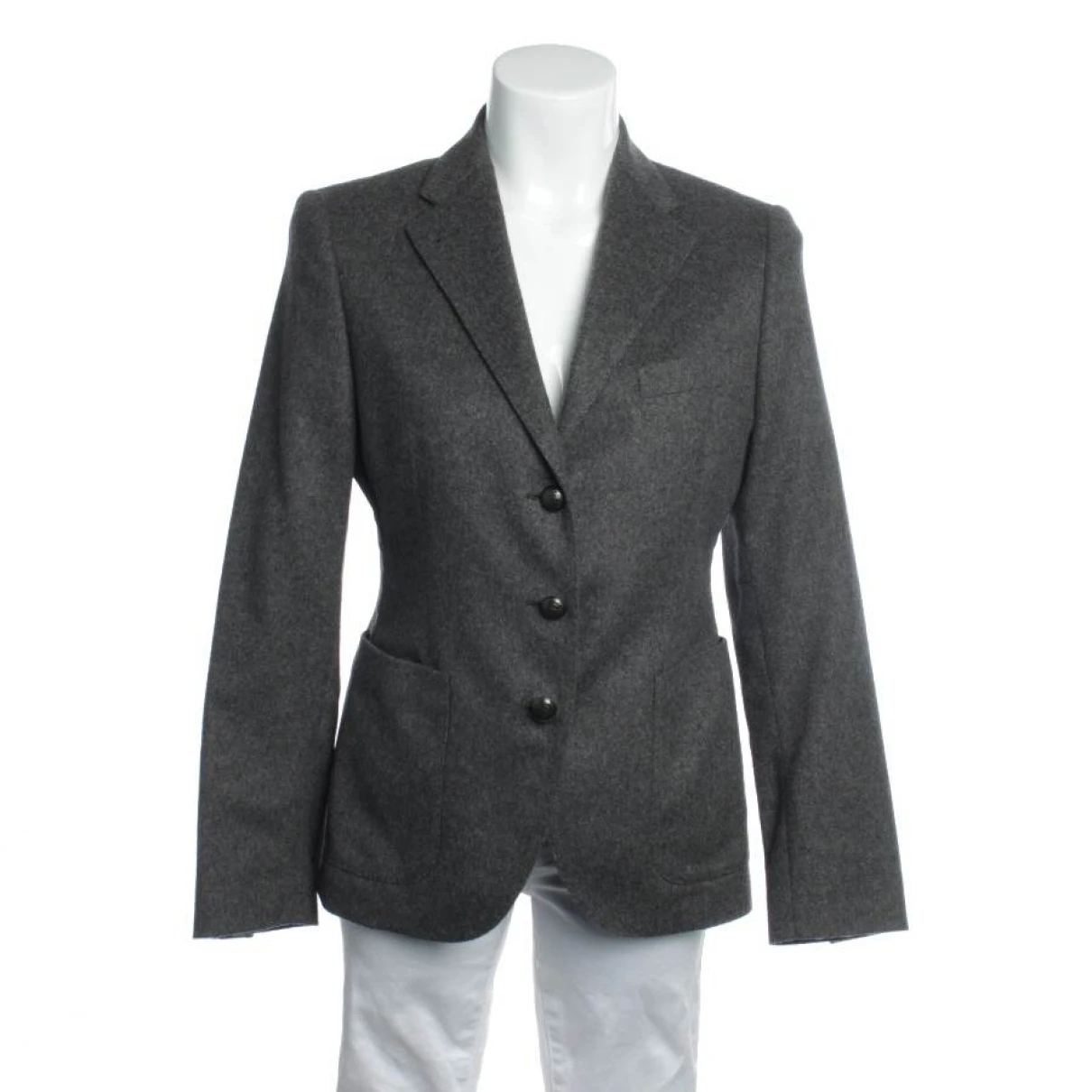 Pre-owned Tagliatore Wool Blazer In Grey