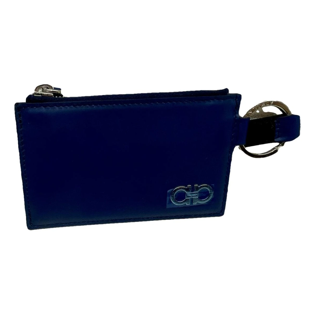 Pre-owned Ferragamo Leather Small Bag In Blue