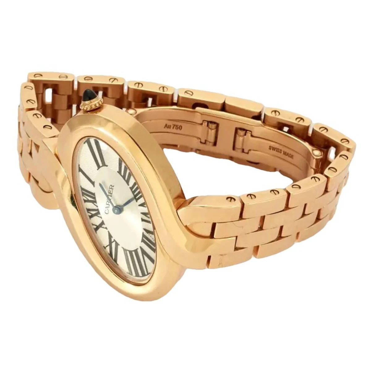 Pre-owned Cartier Panthère Pink Gold Watch