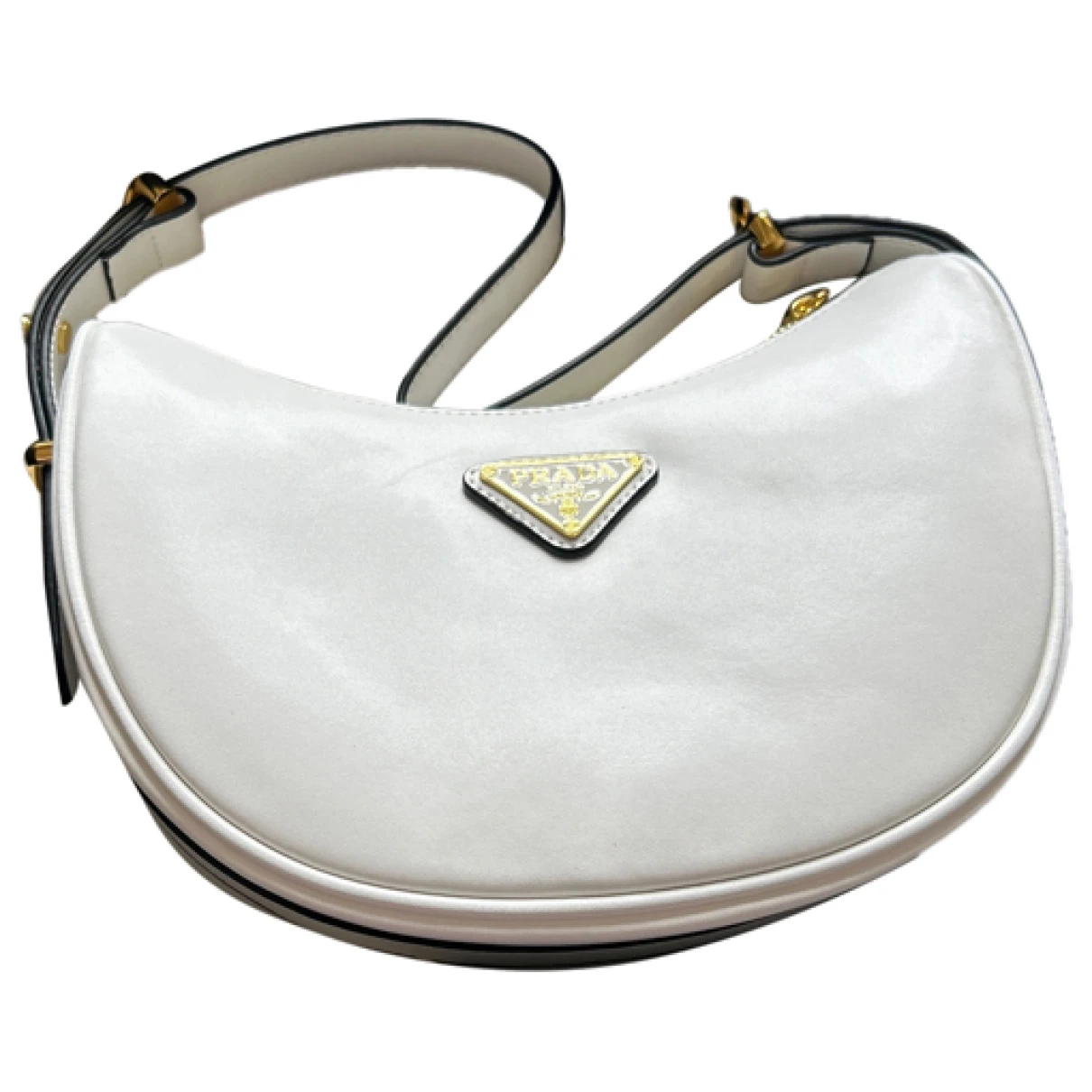 Pre-owned Prada Arqué Handbag In White