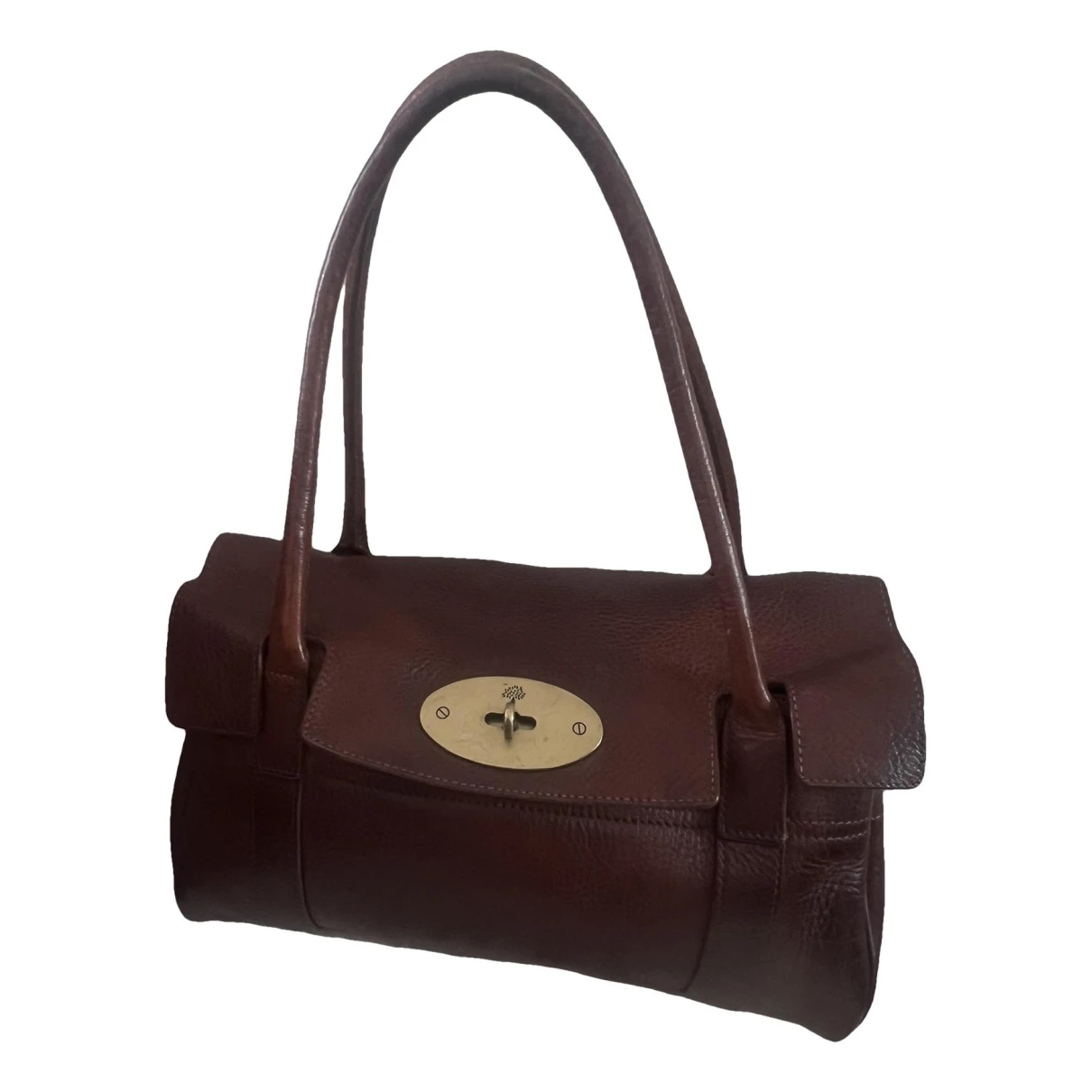 Pre-owned Mulberry Bayswater Leather Handbag In Brown